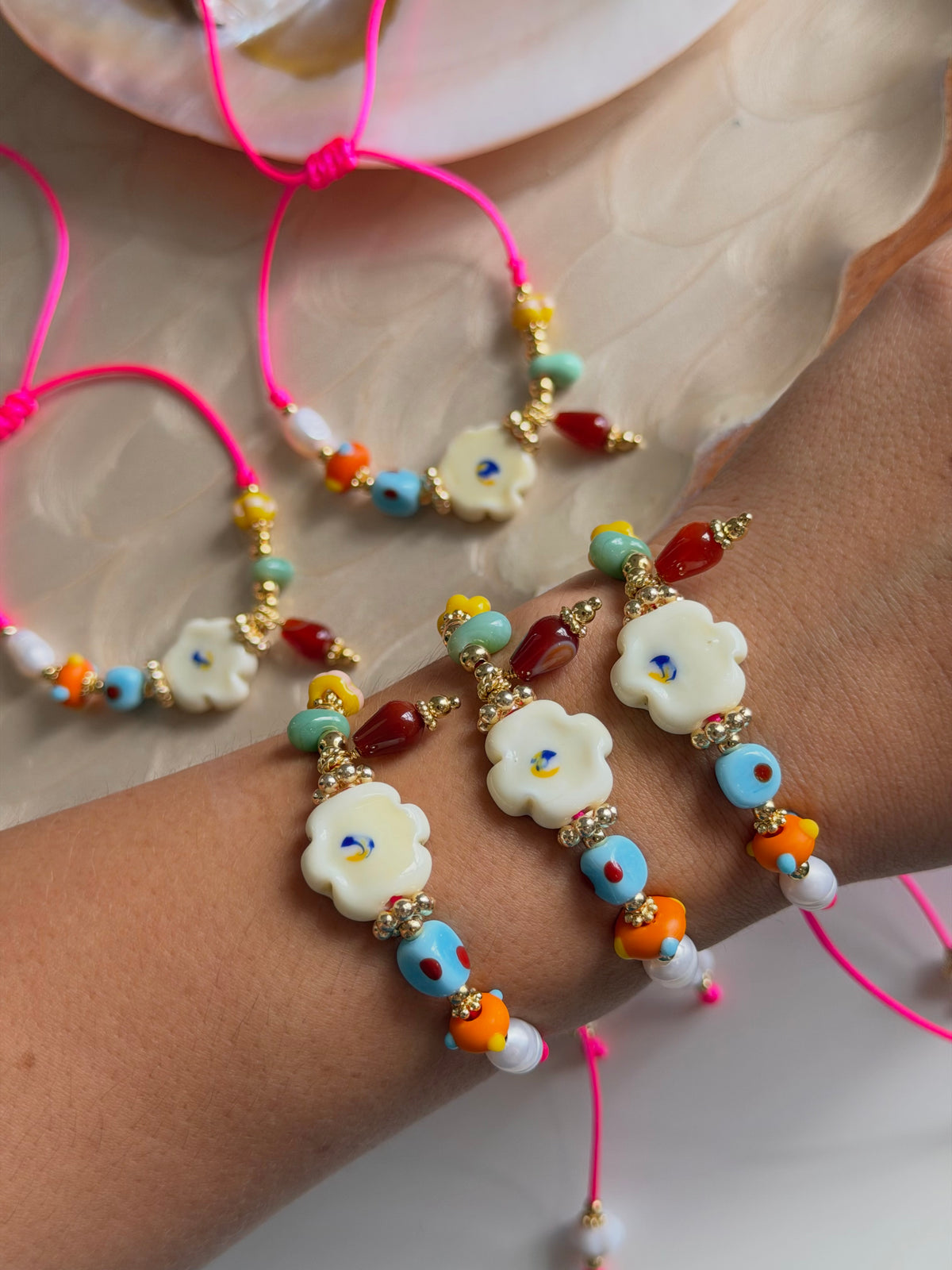 Flower Bracelets