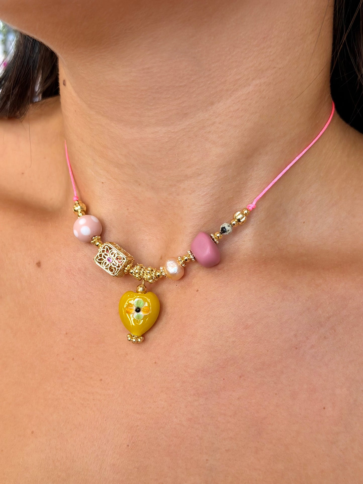 Shades of Pink Necklace