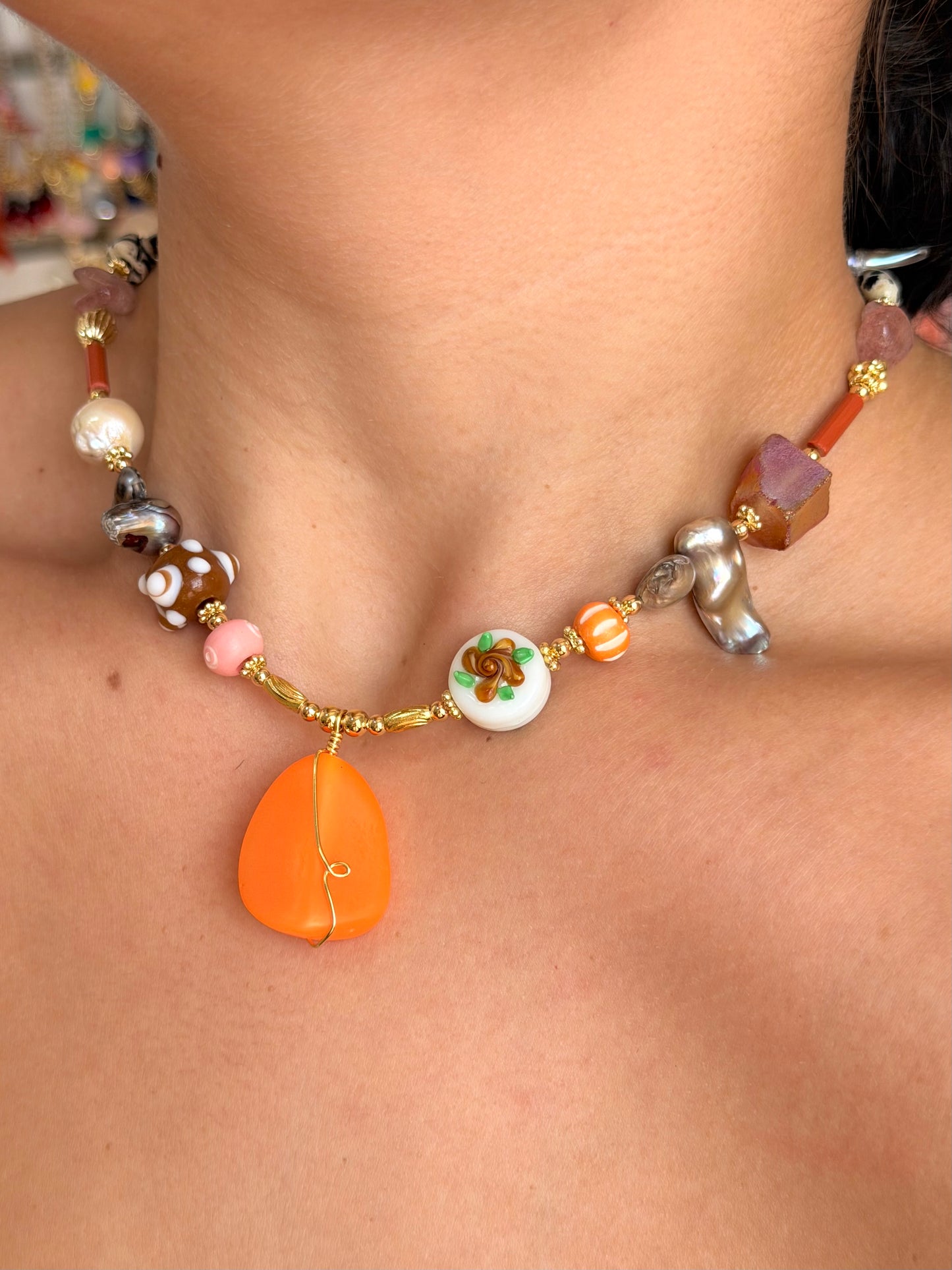 Pumpkin Necklace