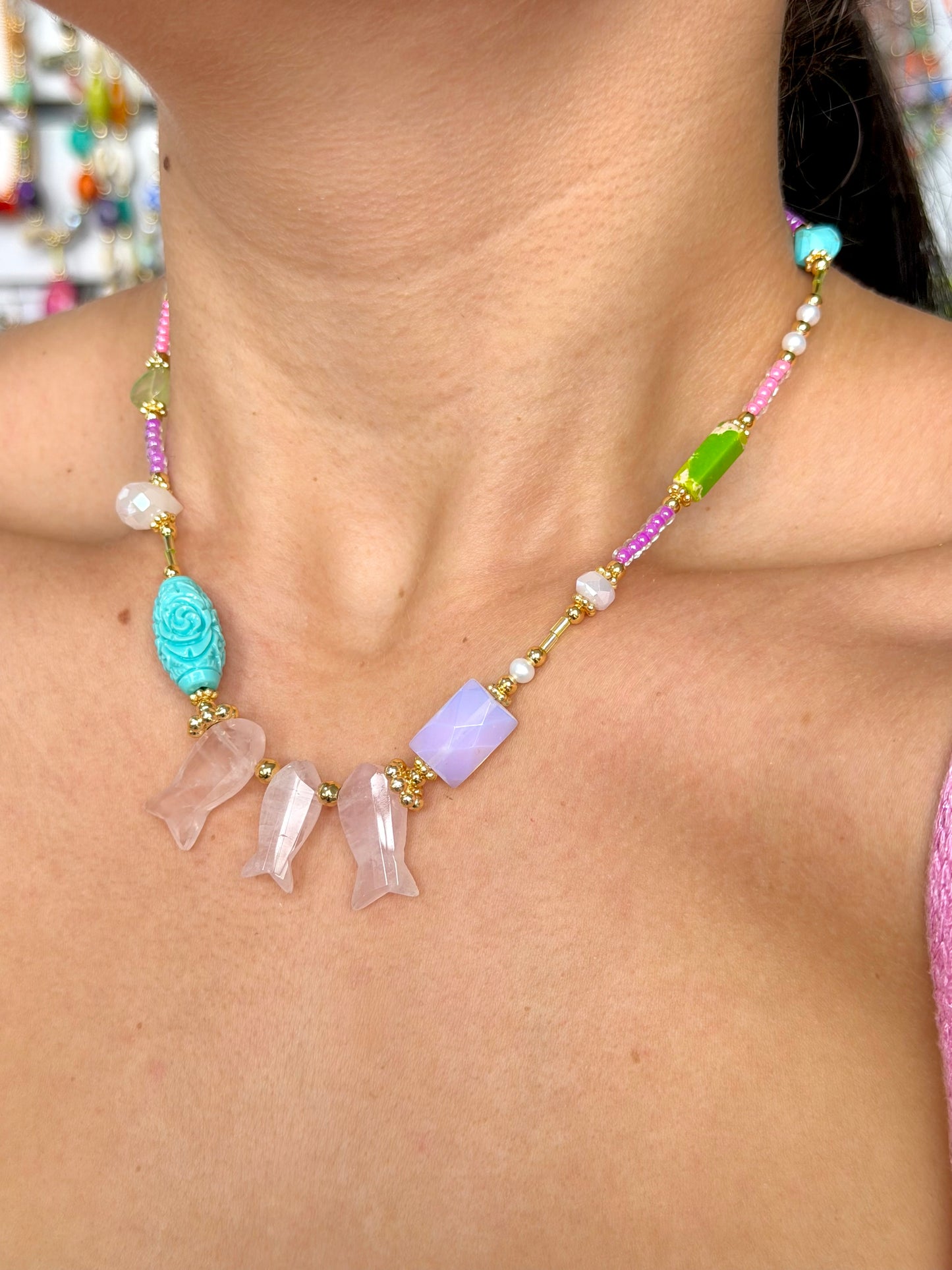 Pescado Rosado Necklace