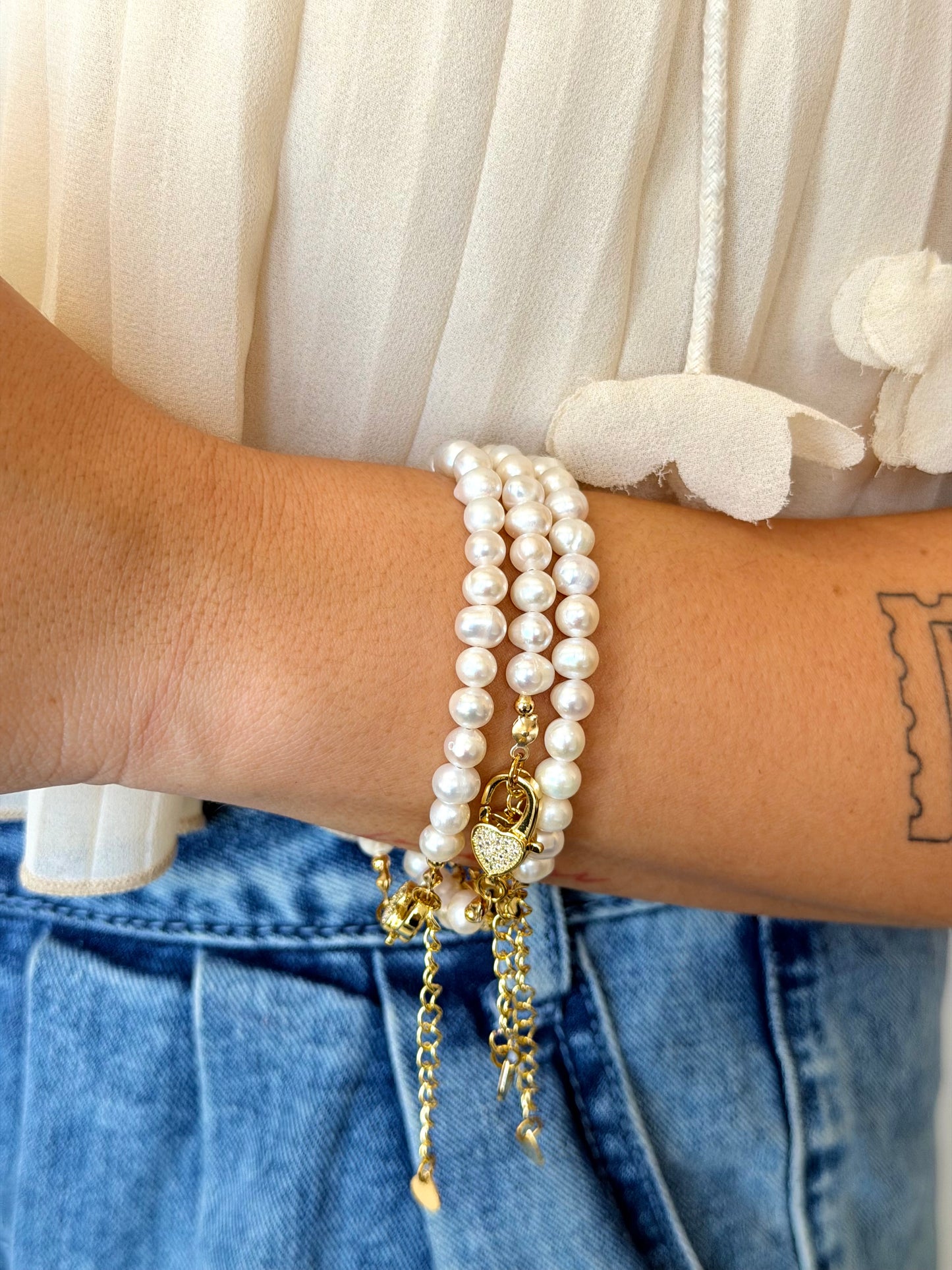 Amor perlado Bracelets