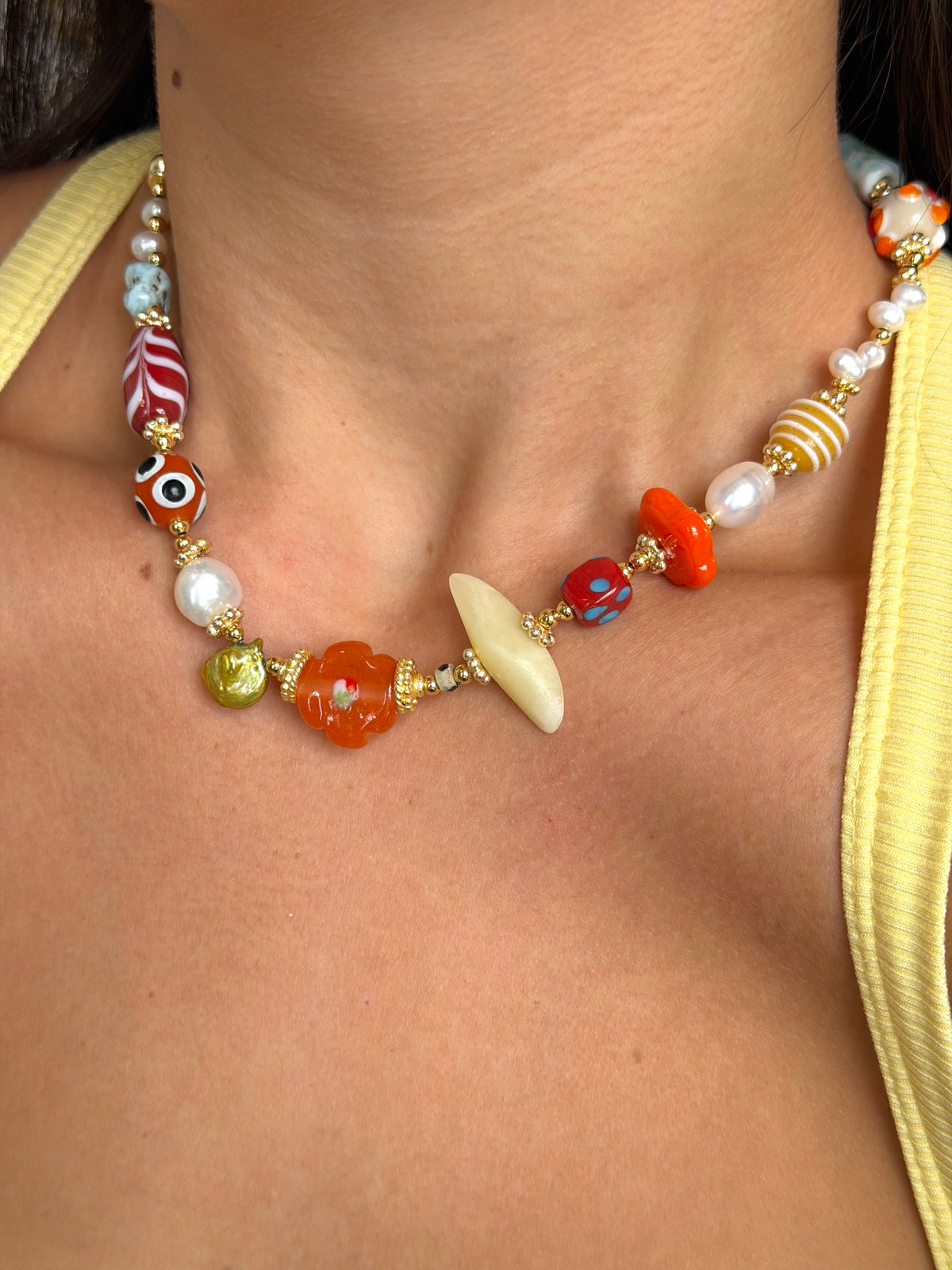 Fall Flower Necklace