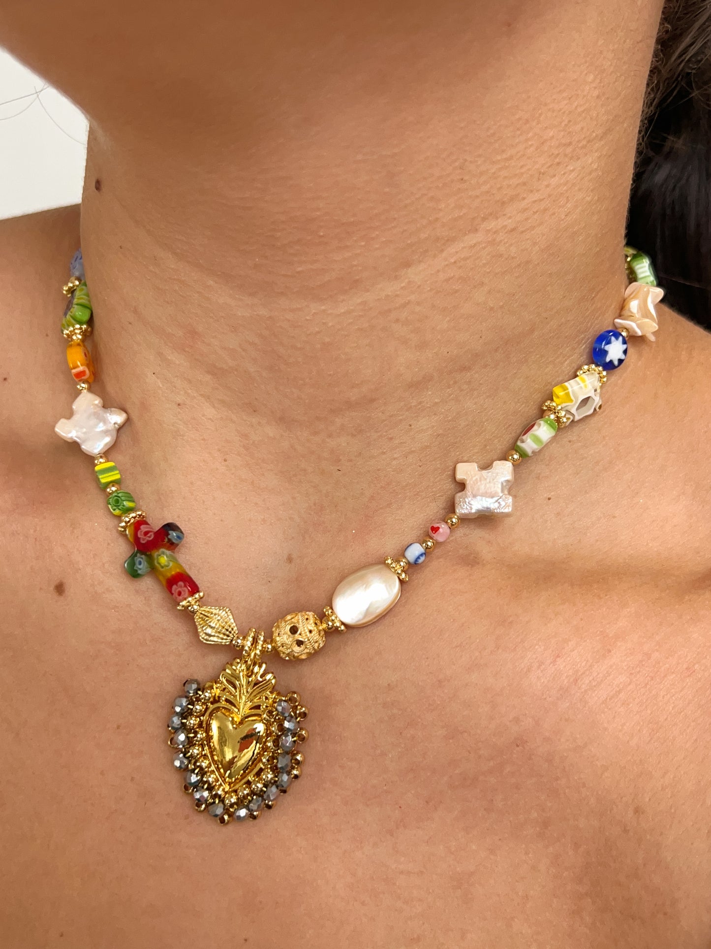 Millefiori Sagrado Necklace
