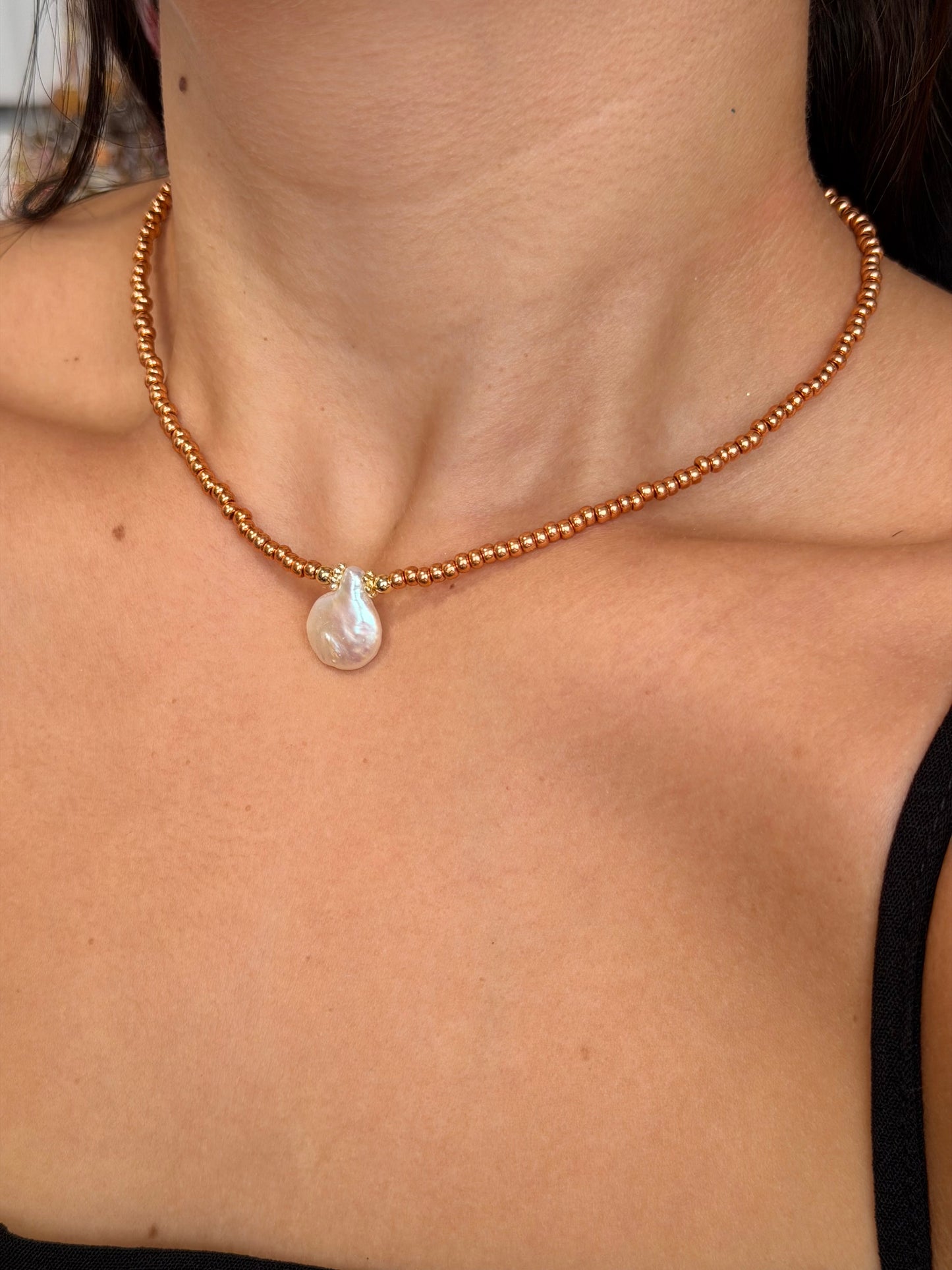 Perla Rosé Necklace