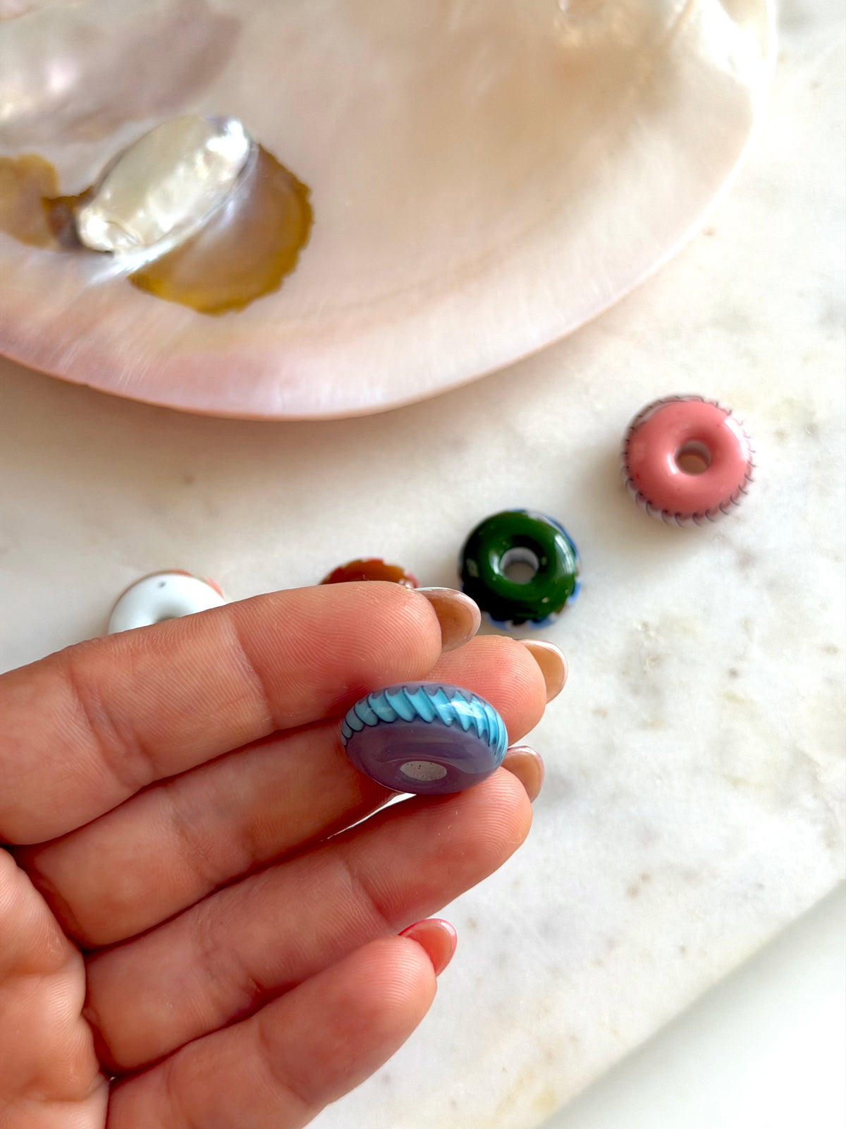 Murano Donut Charm