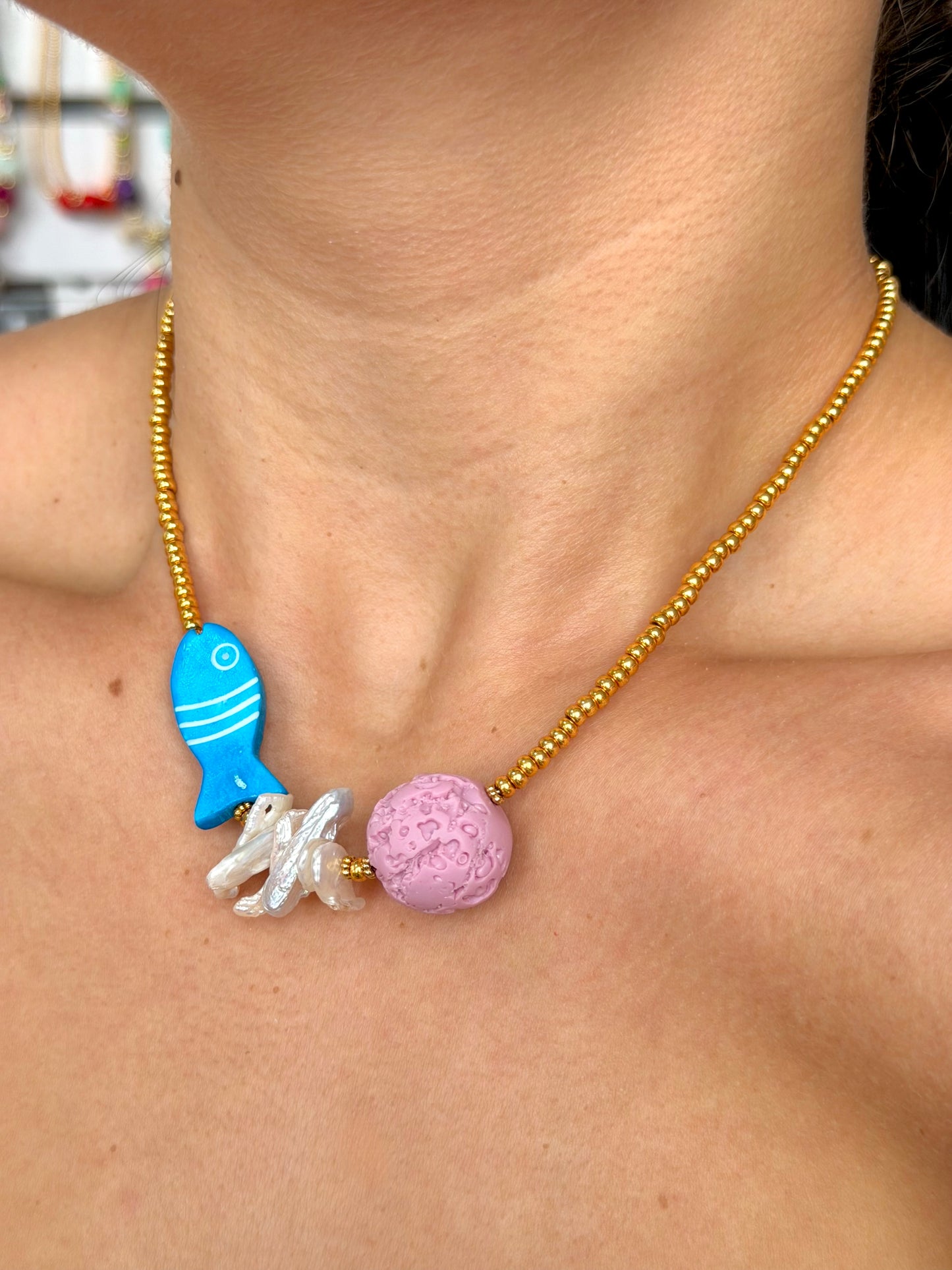 Perla Azul Necklace