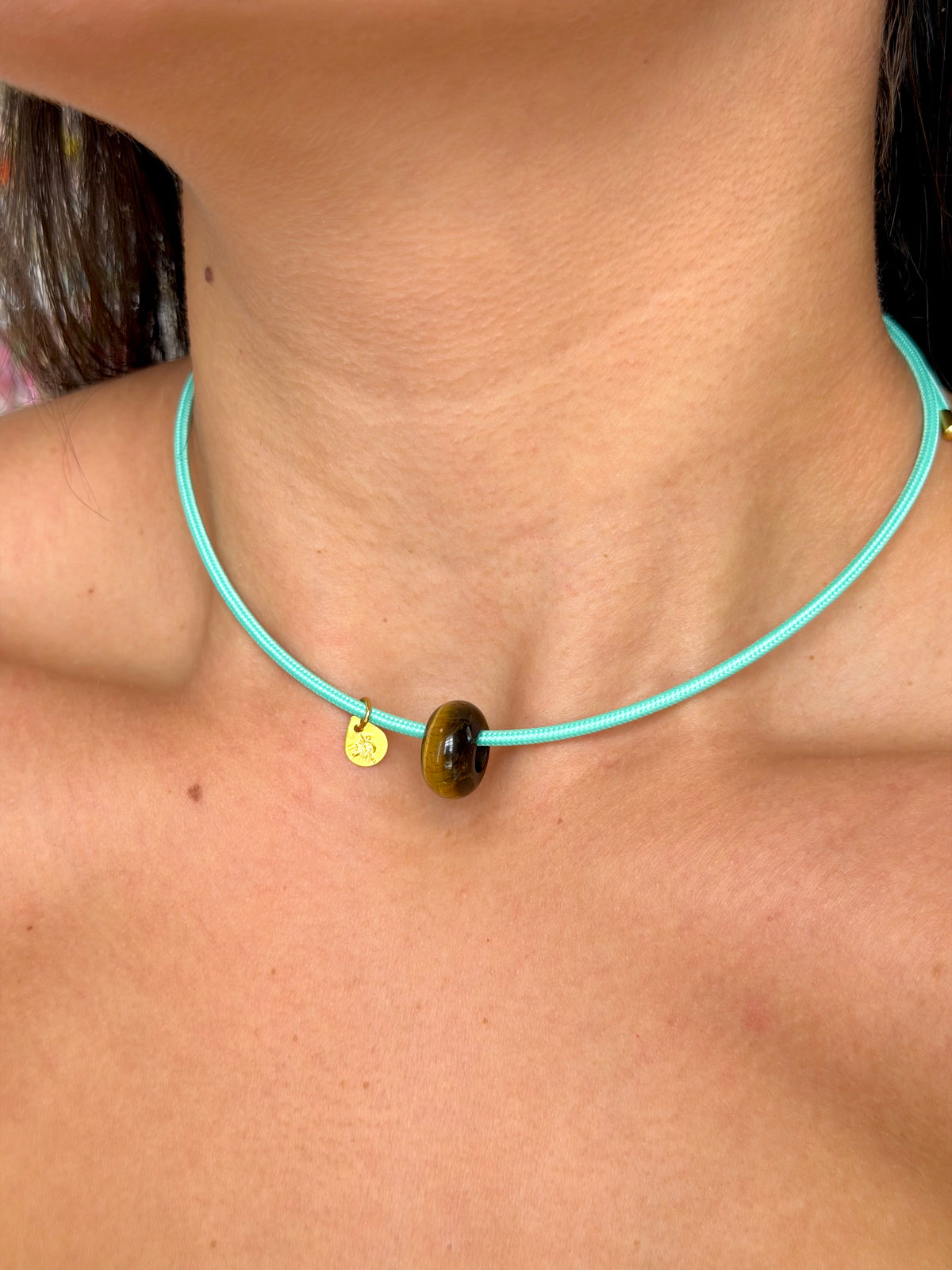 Tiger eye Magnetic Cord