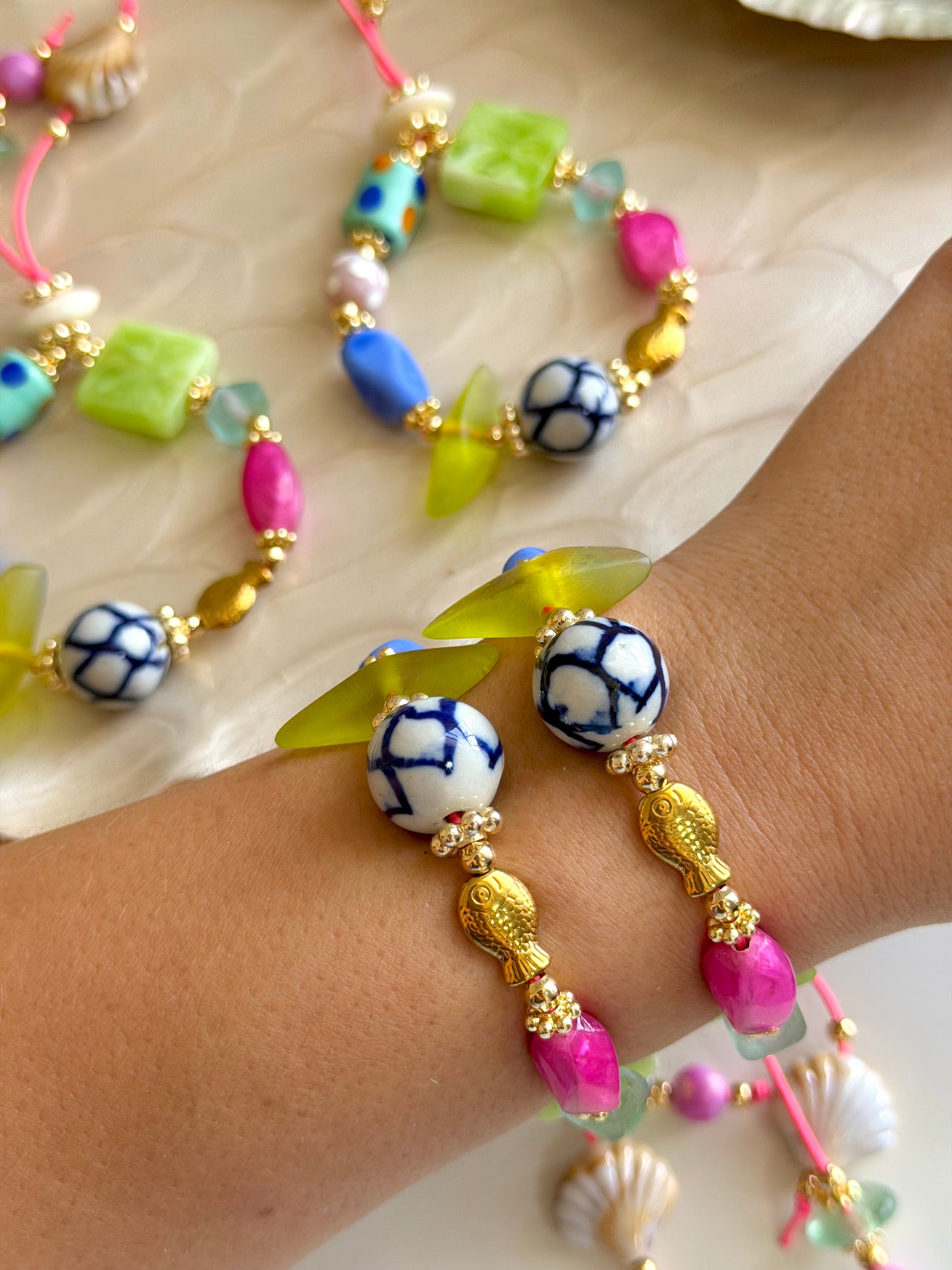 Green Fish Bracelets