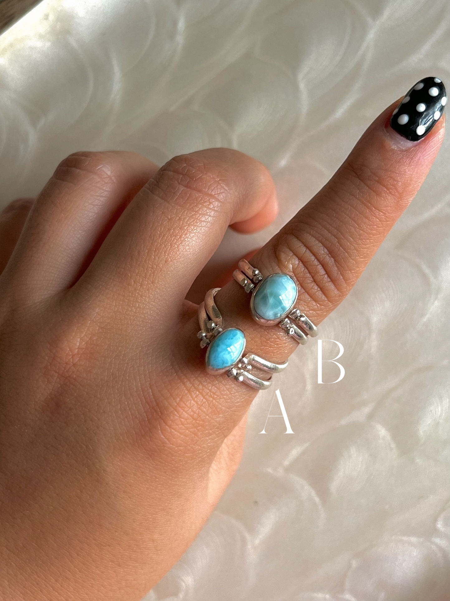 Larimar Ring