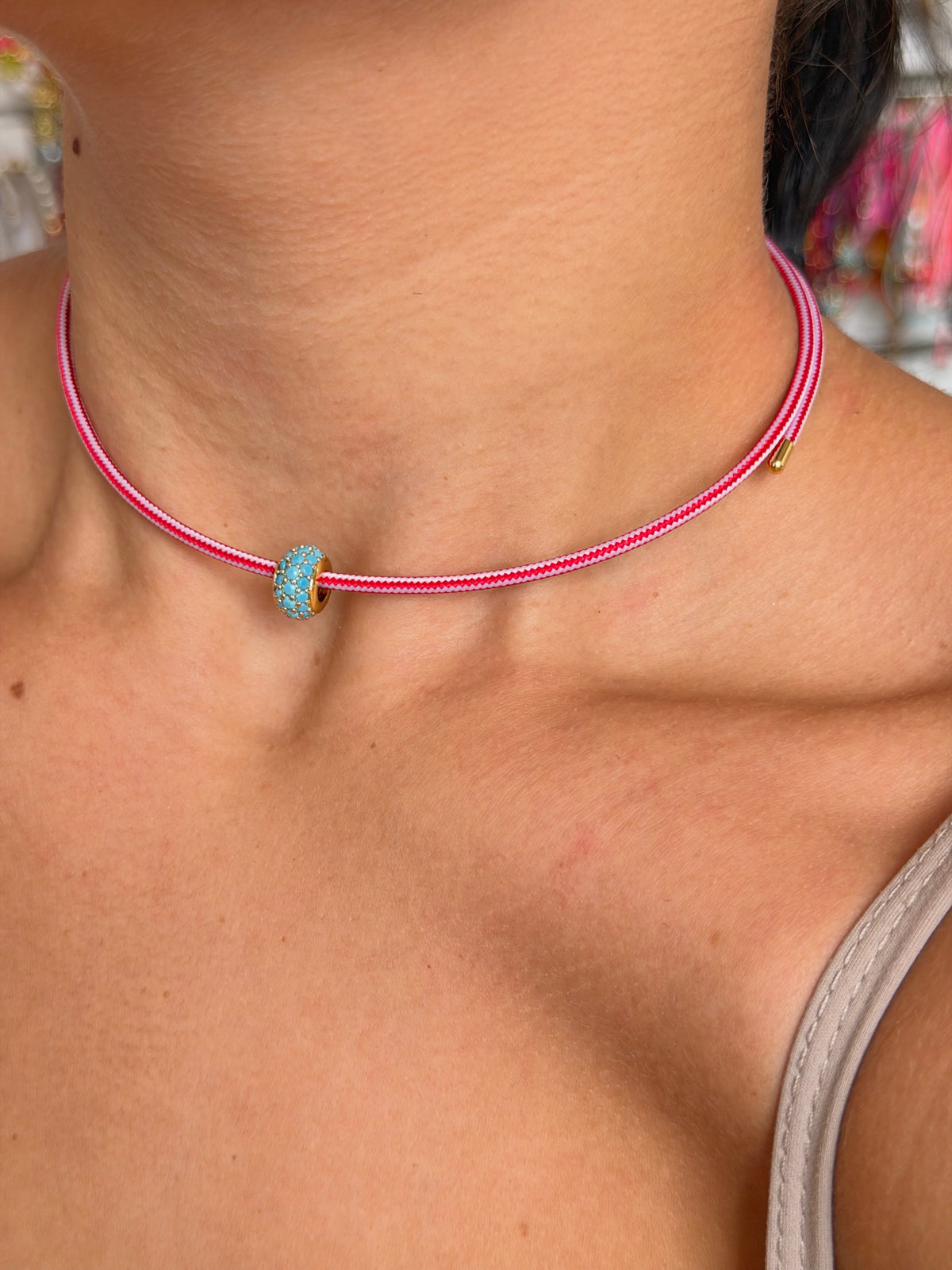 Red & Pink Magnetic Cord