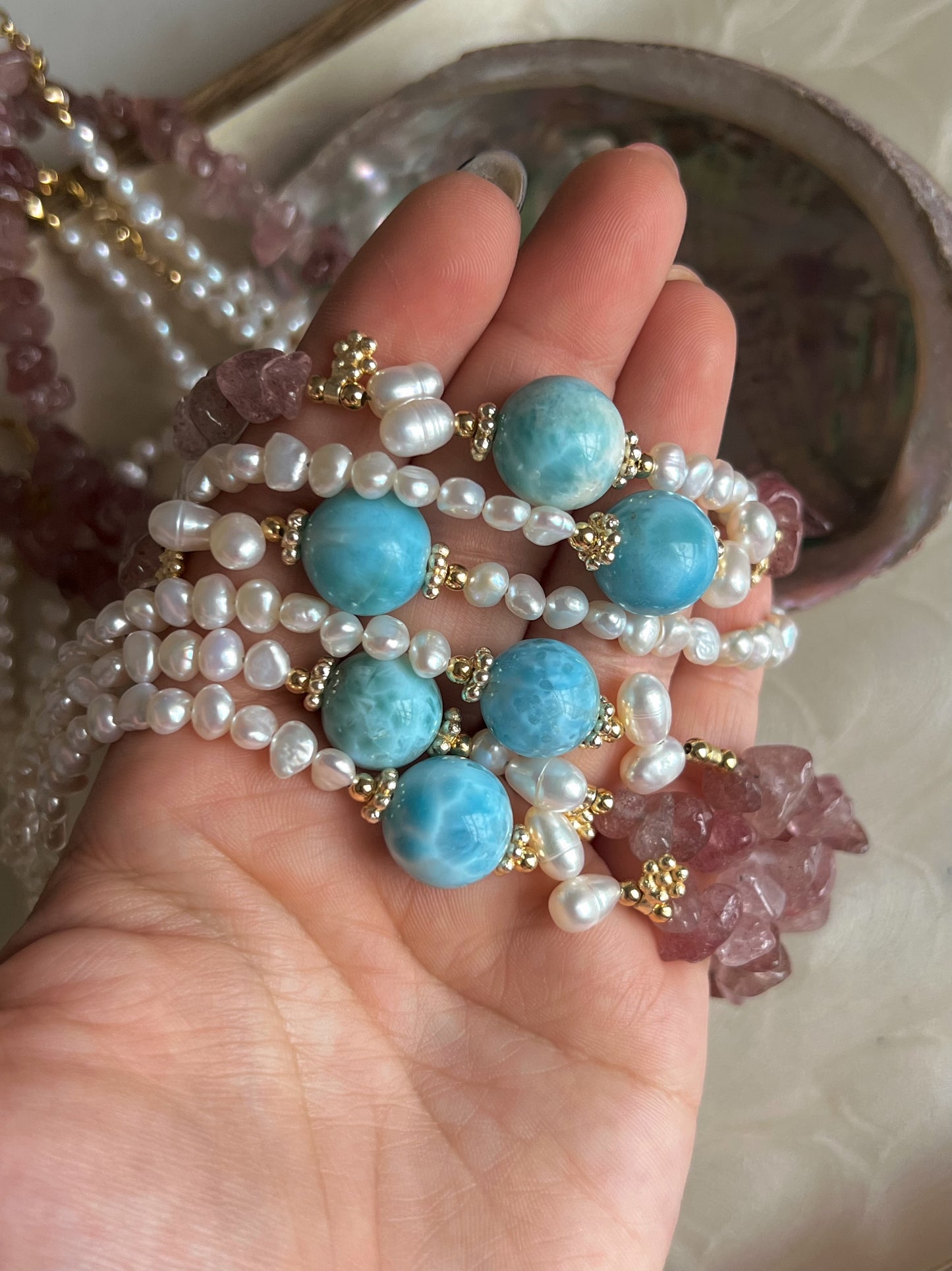 Larimar Necklace