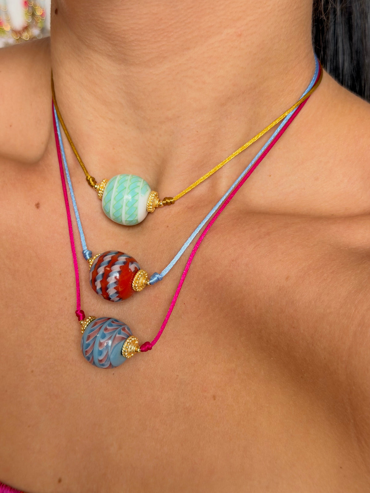 Murano Swirl Necklace