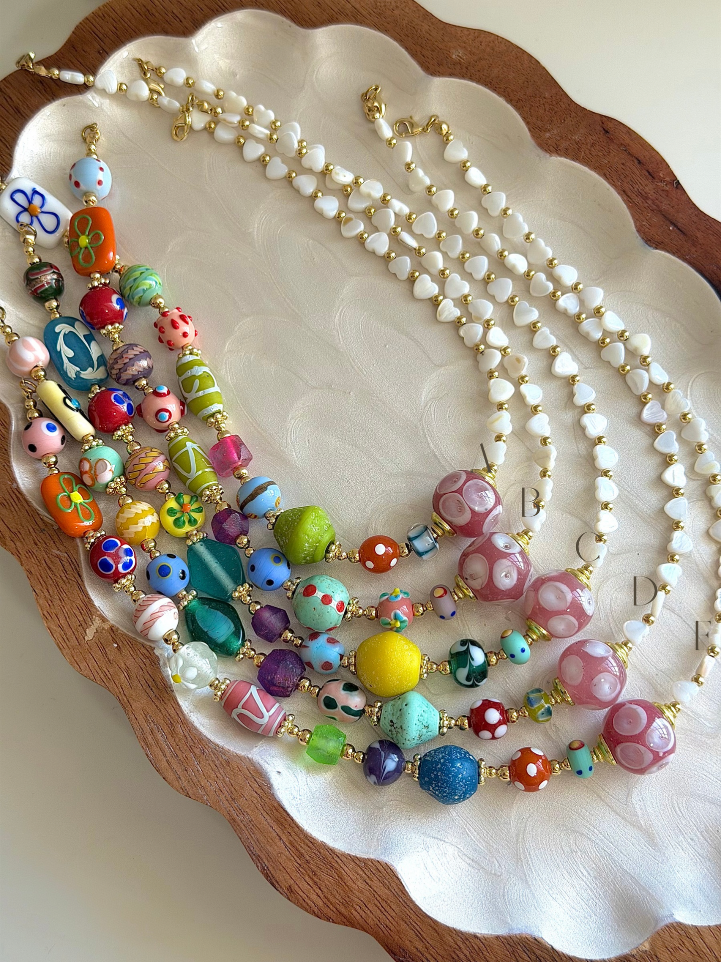 Colorful Heart Necklace