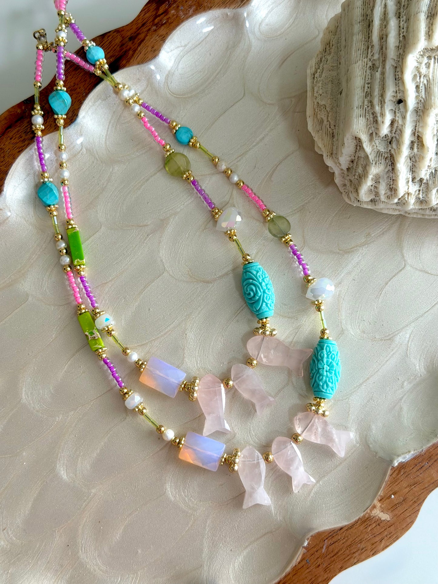 Pescado Rosado Necklace