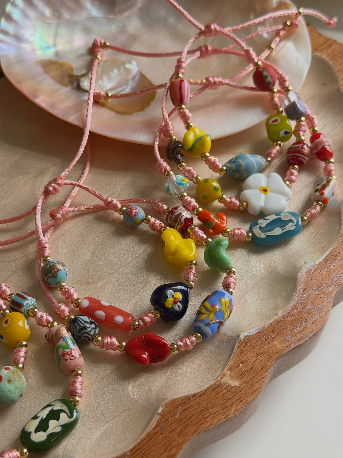 One of a Kind Murano Bracelets