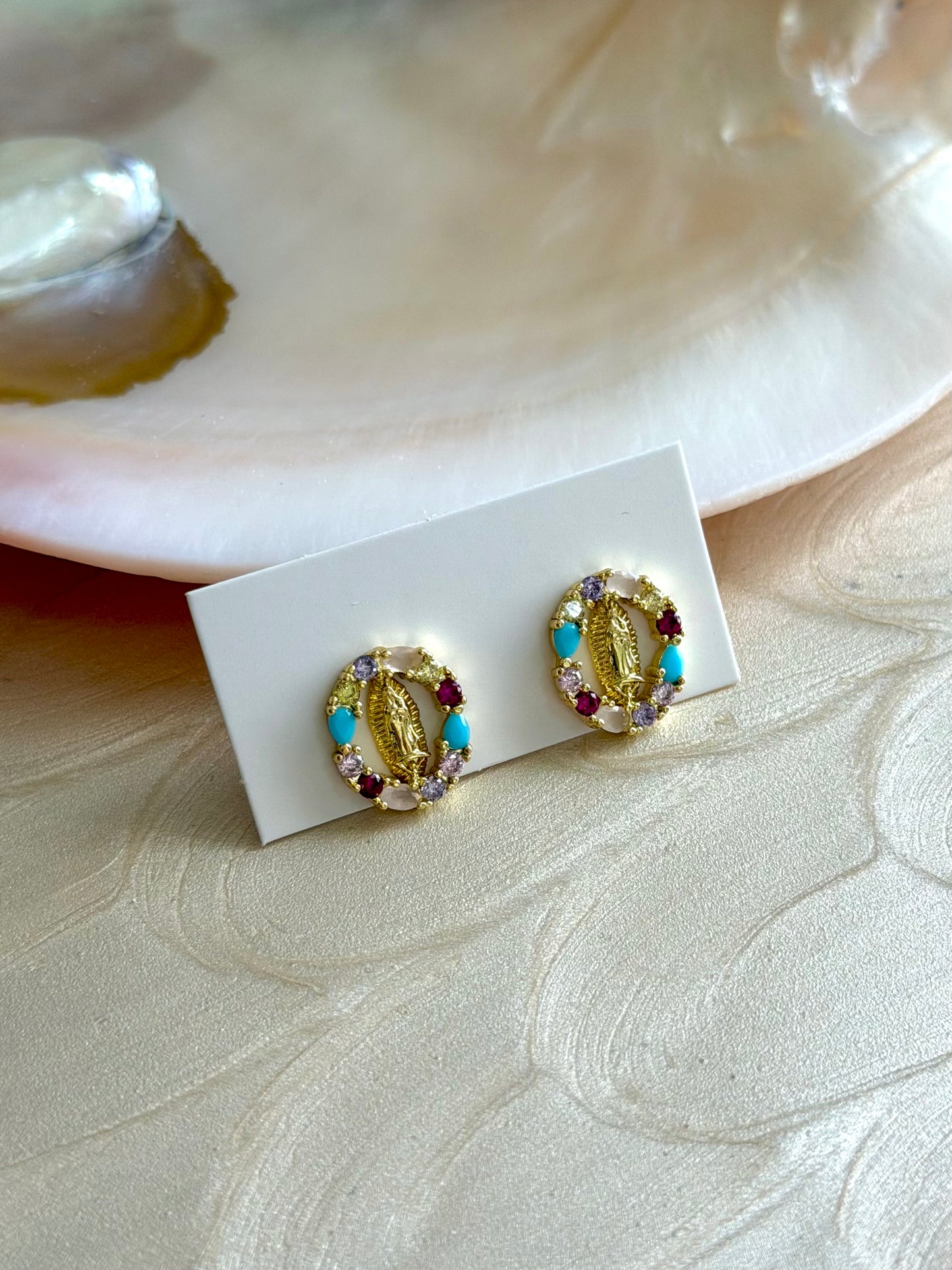 Virgencita Zirconia Earrings