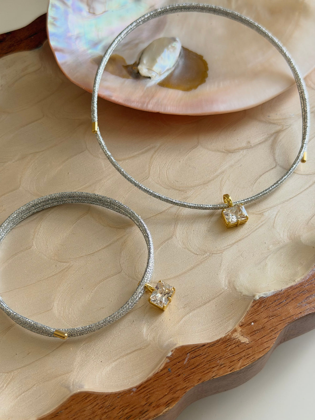 Silver Magnetic Cord