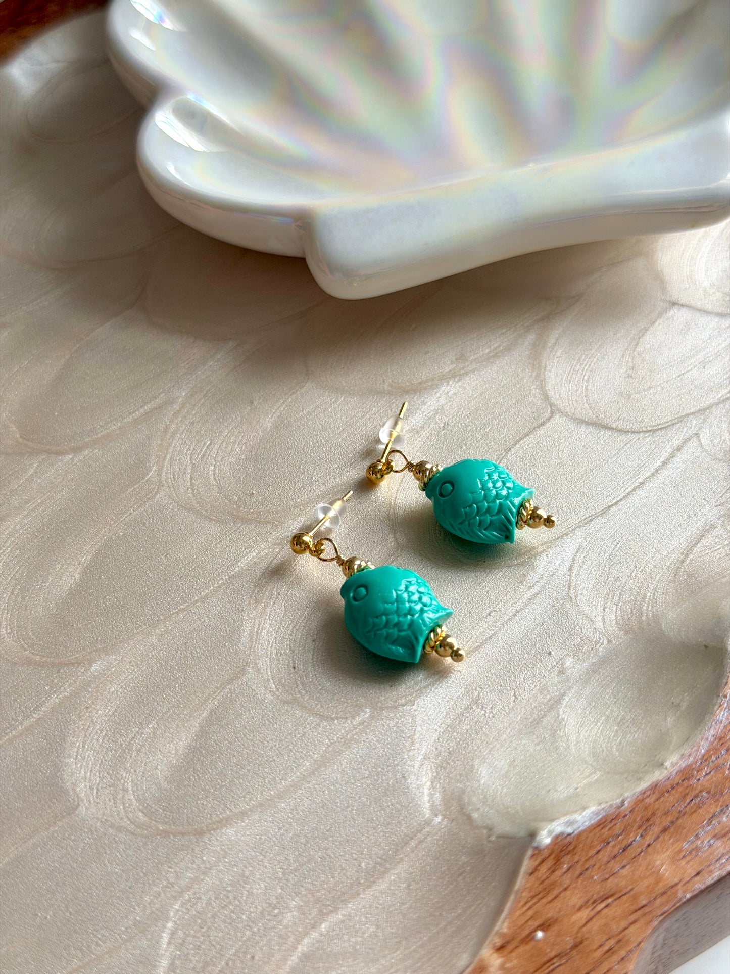 Fishy Turquesa Earrings