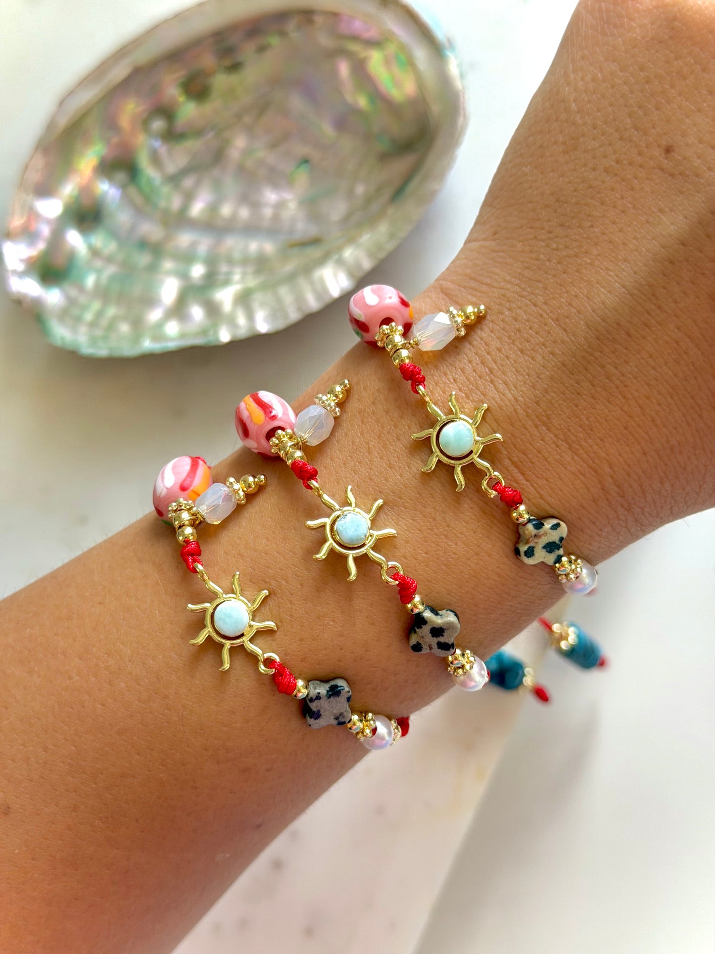 Larimar del Sol Bracelets
