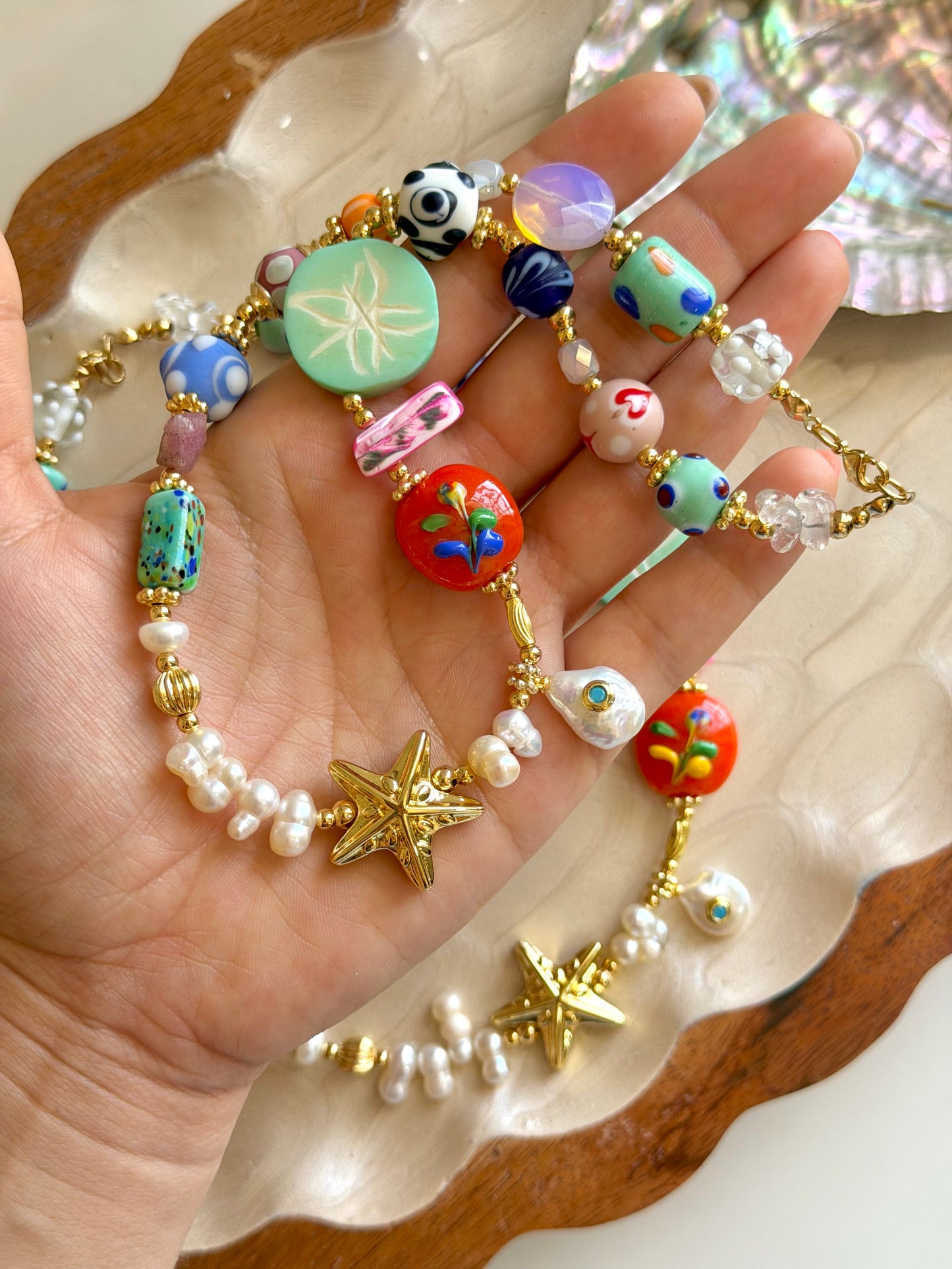 Estrella Perlada Necklace