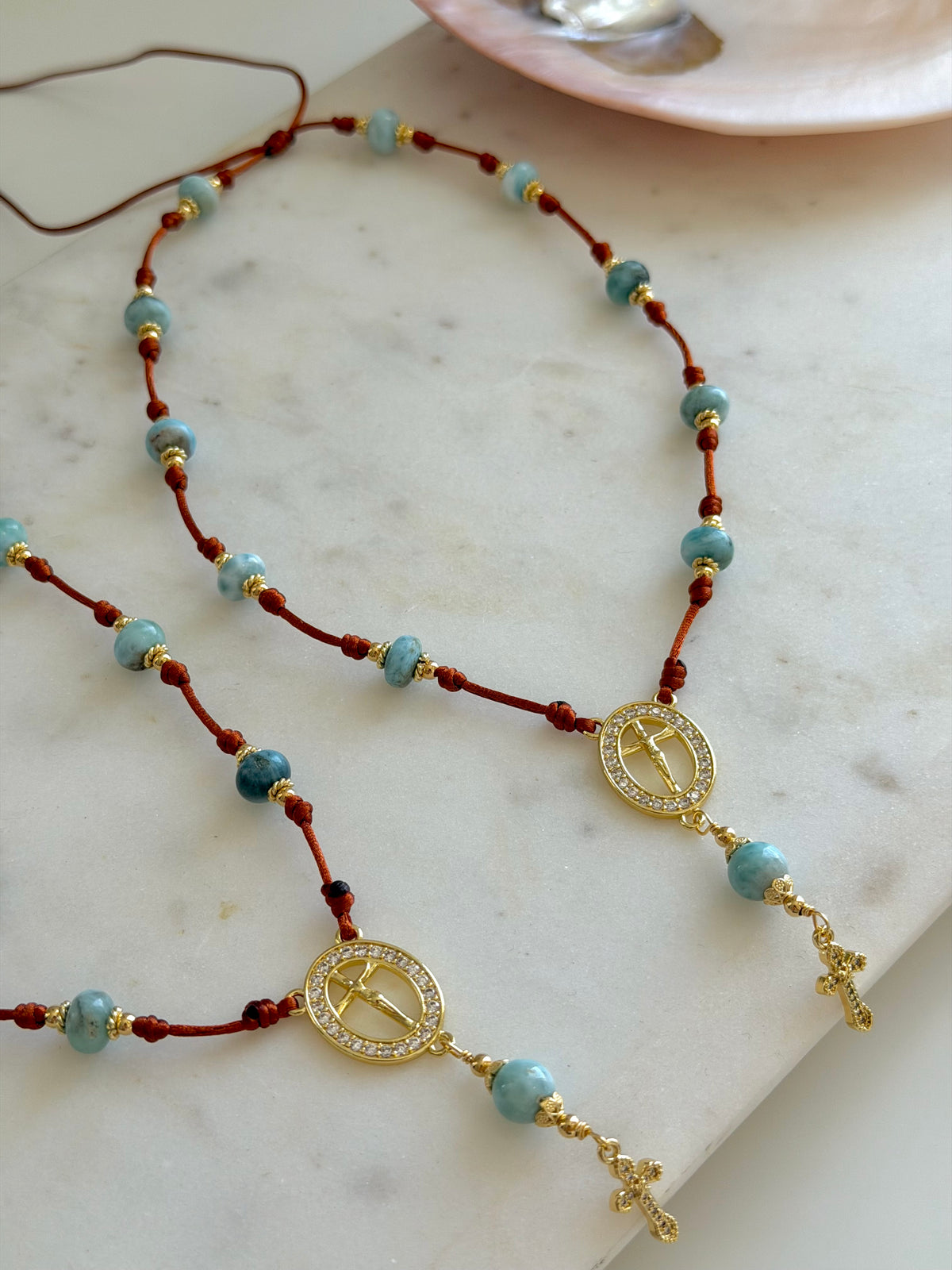 Larimar Decenario Necklace