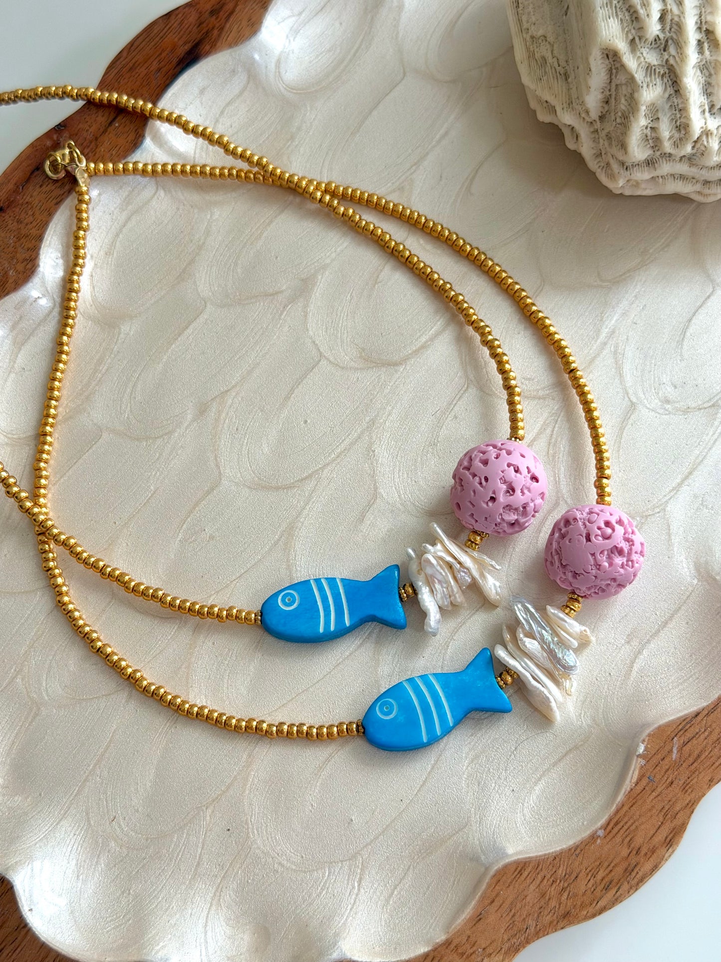 Perla Azul Necklace