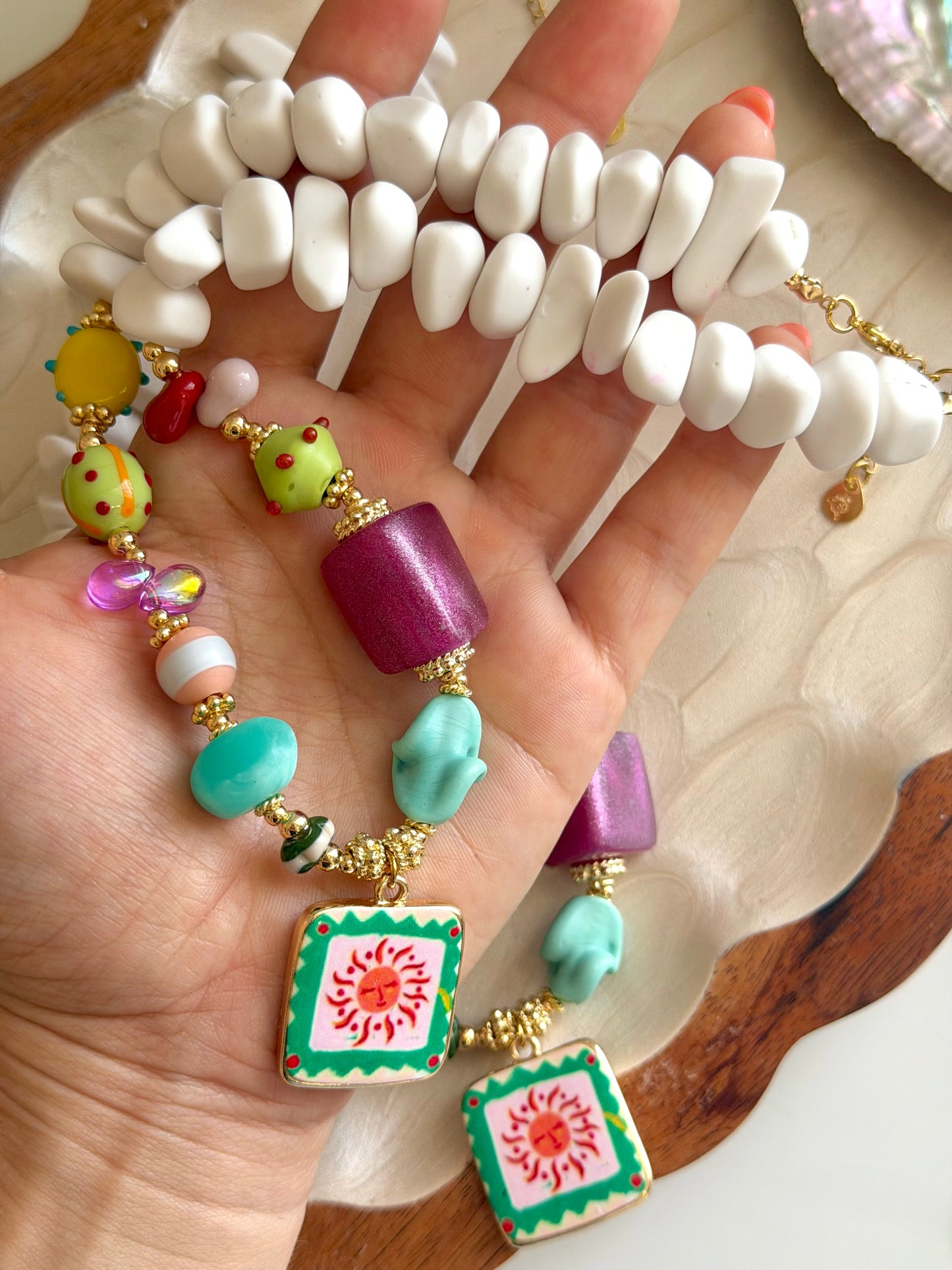 Solecito Tan Necklace