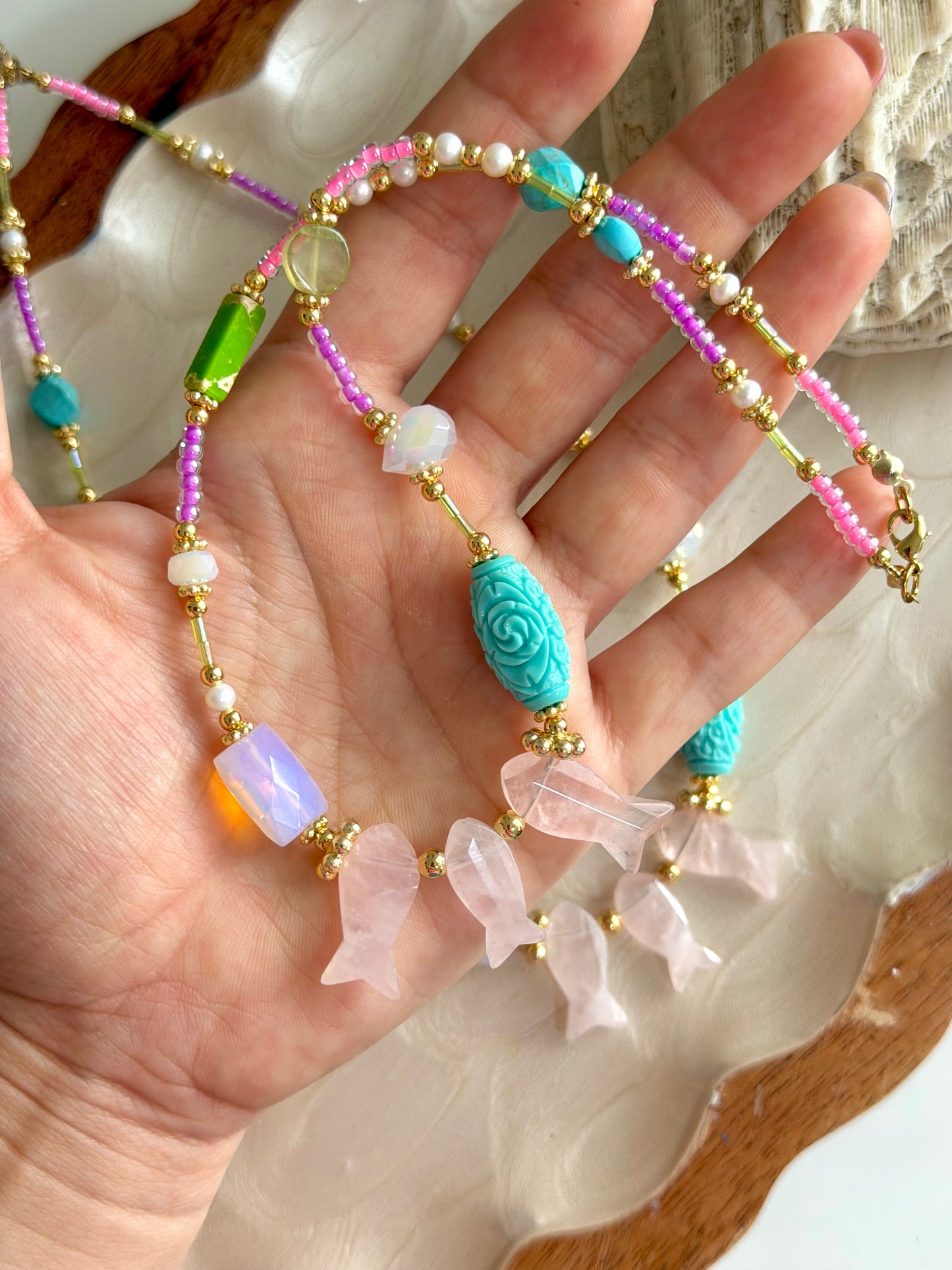 Pescado Rosado Necklace