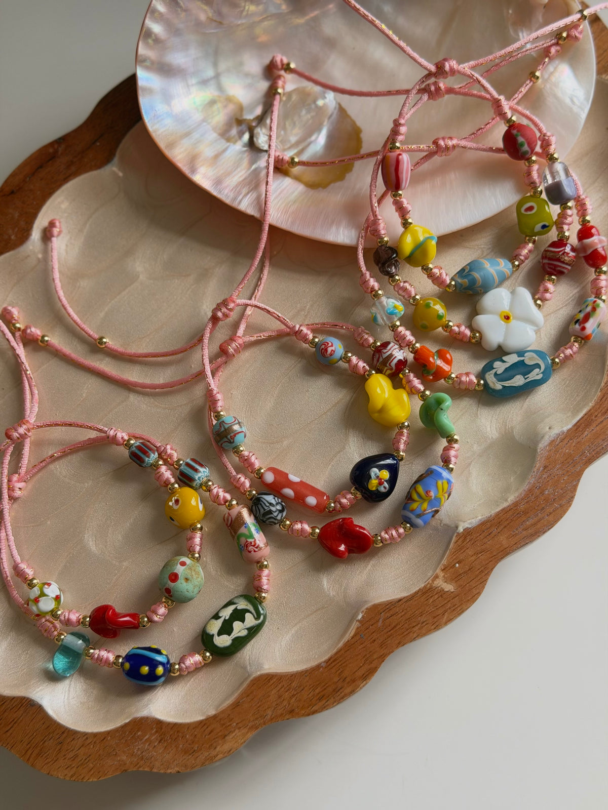 One of a Kind Murano Bracelets