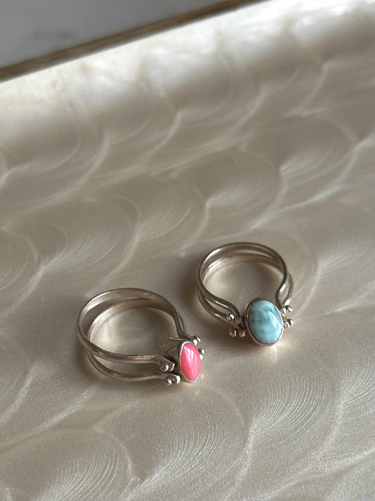 Larimar Ring