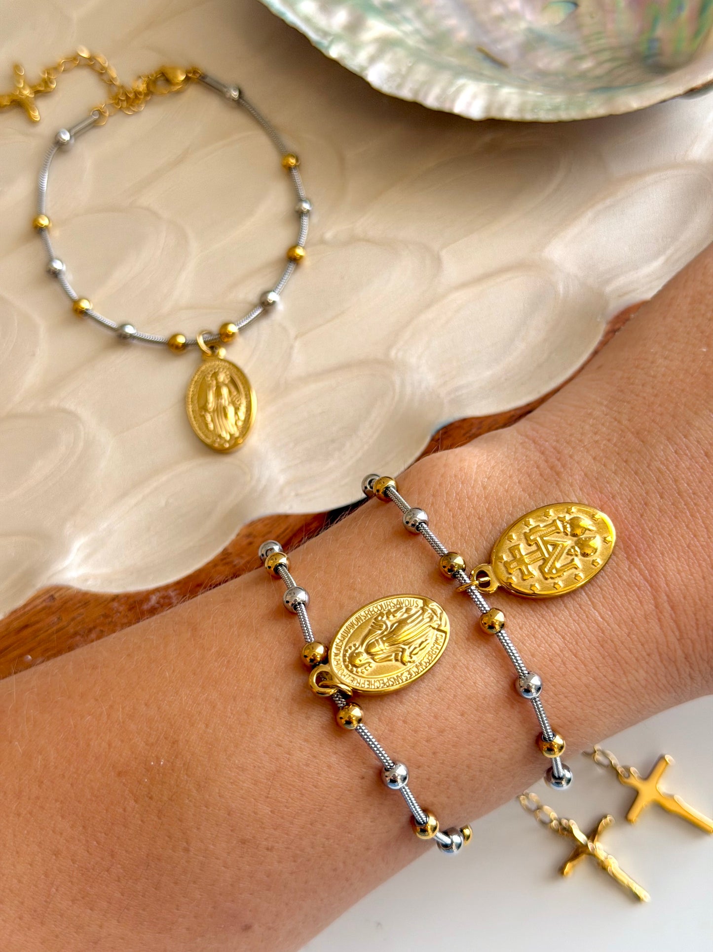 Decenario two-tone Bracelets