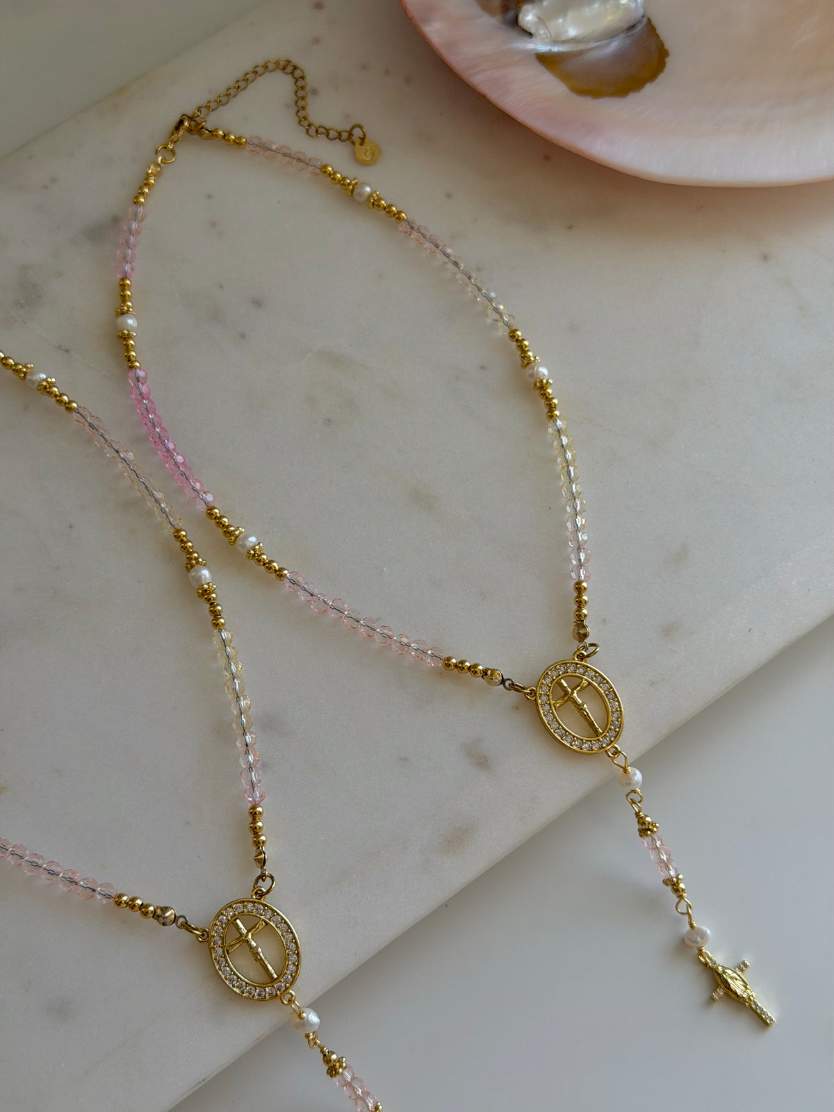 Magníficat Rosary Necklace