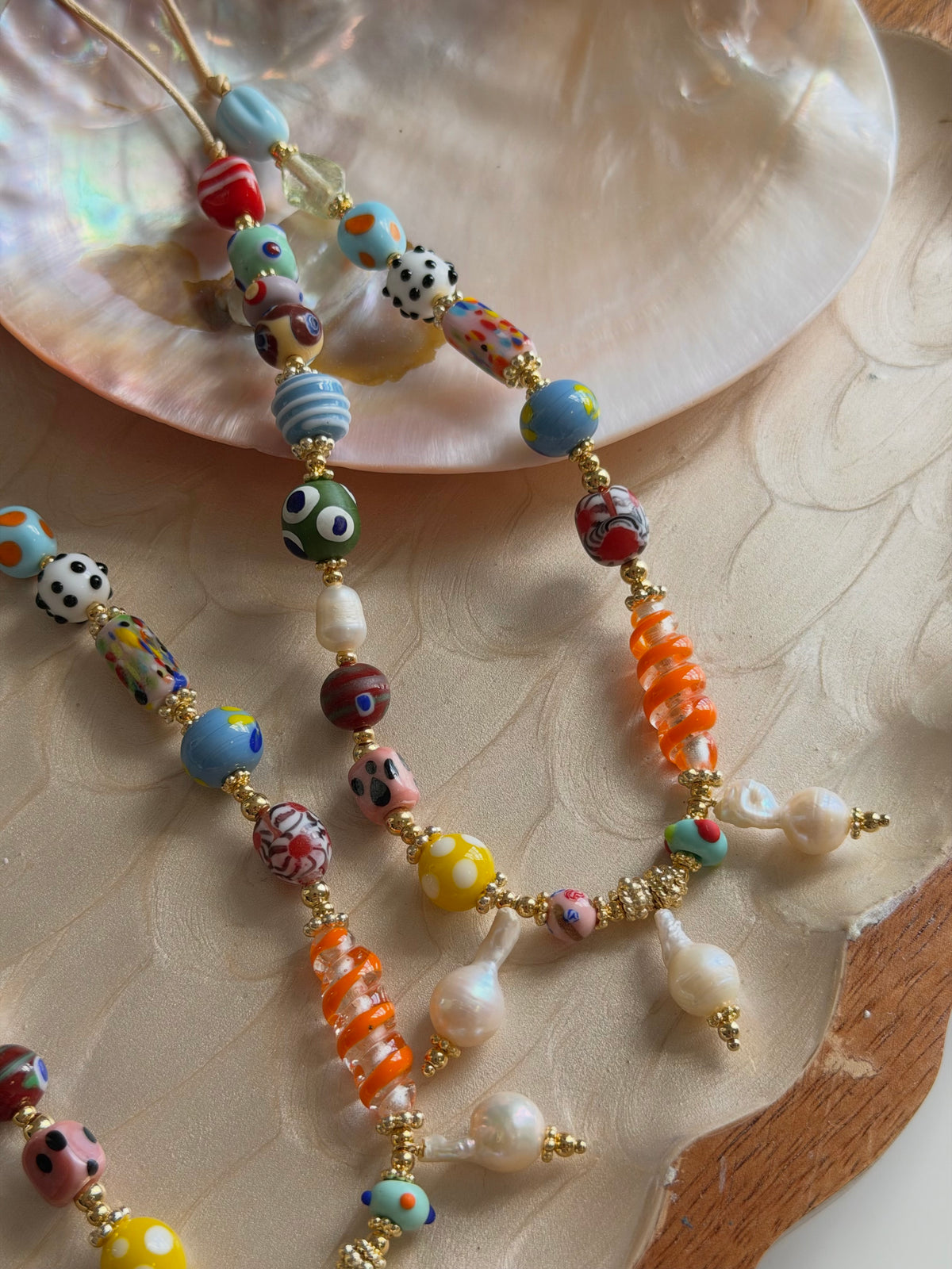 Murano & Pearl Necklace