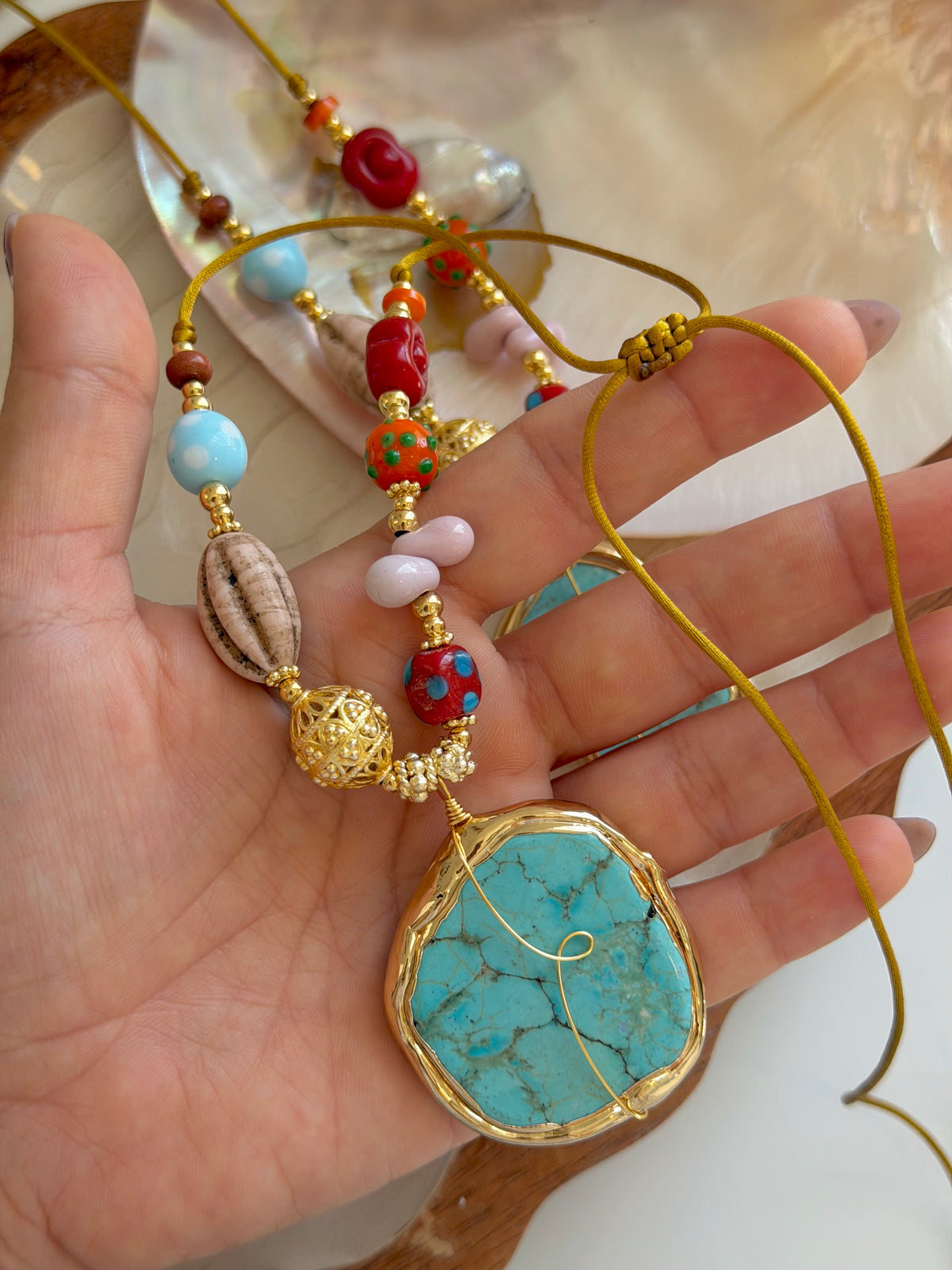 Howlite Necklace