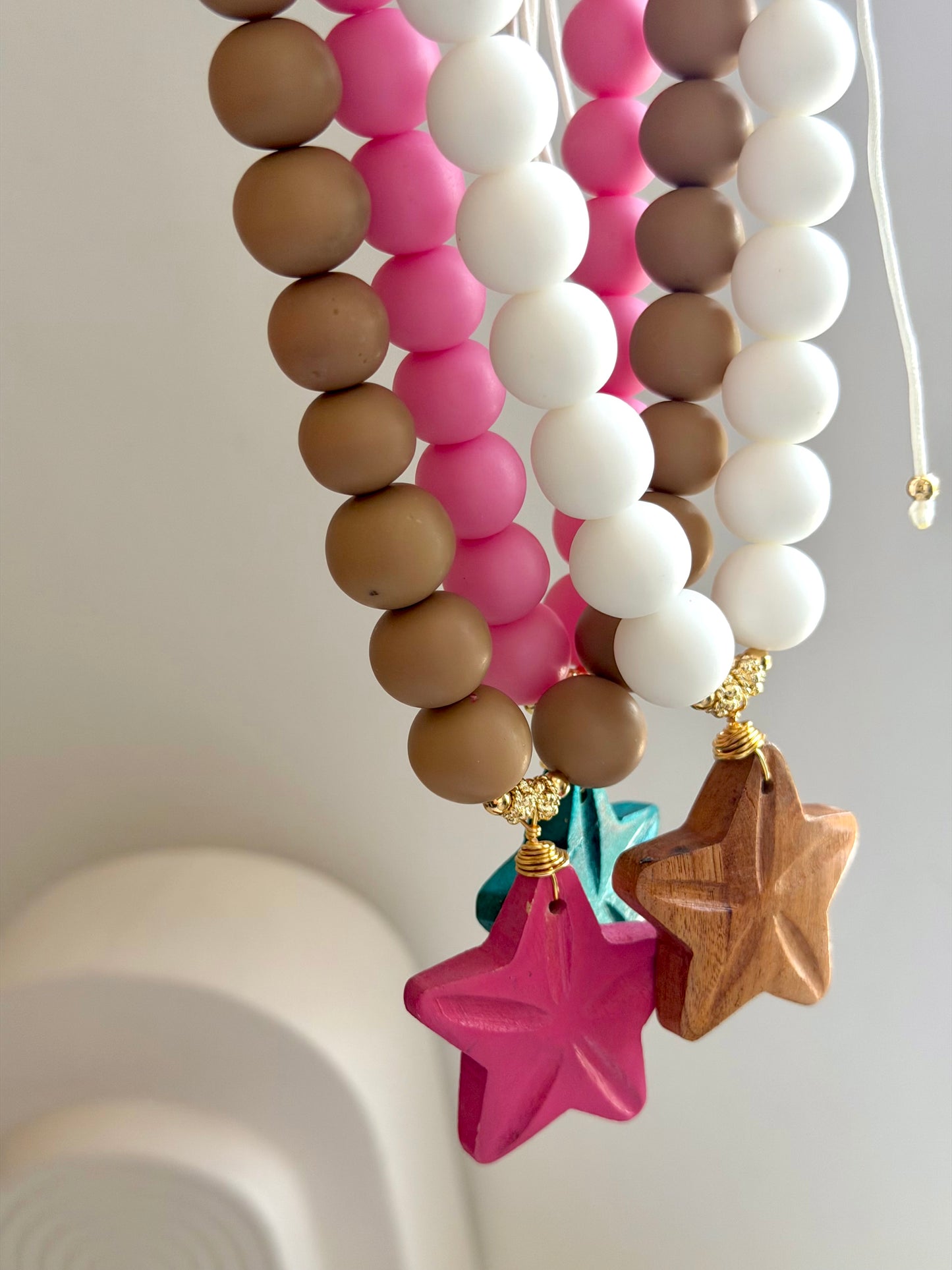 Wood Seastar Necklace