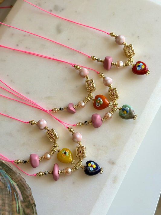 Shades of Pink Necklace