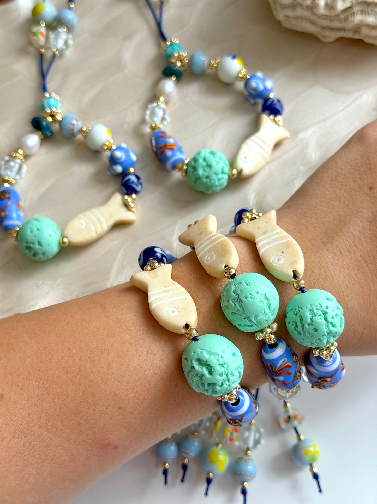 Mar Azul Bracelets