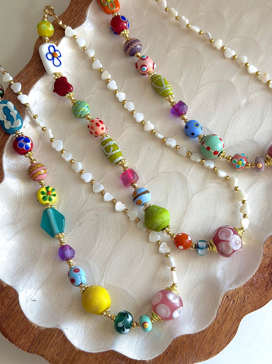 Colorful Heart Necklace
