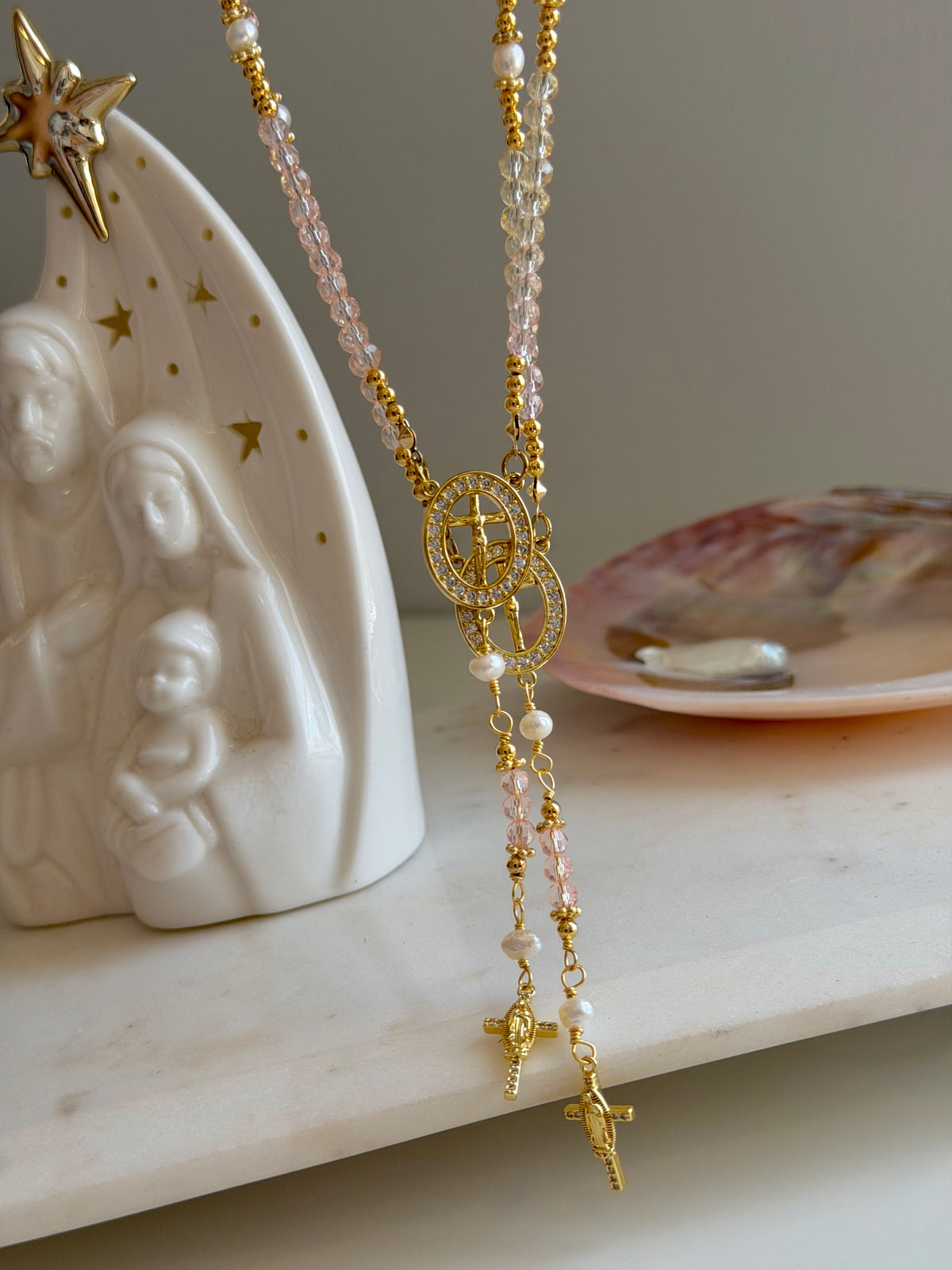 Magníficat Rosary Necklace