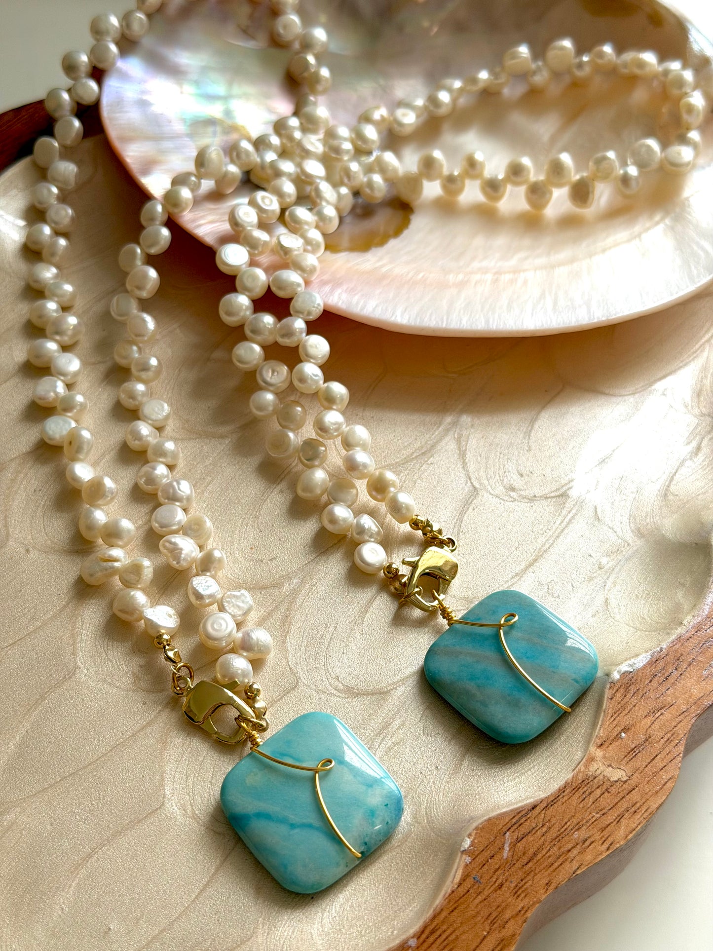 Ágata Perlada Necklace