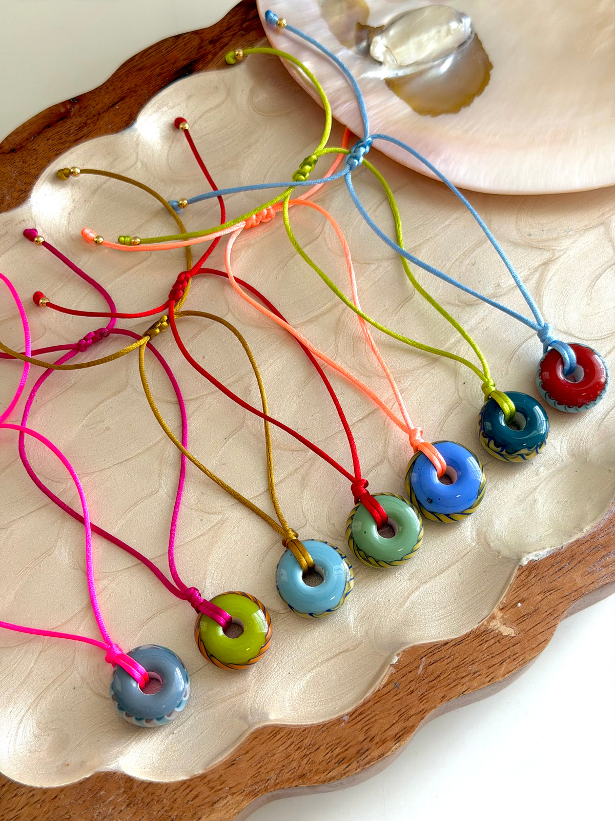 Murano Donut Bracelets
