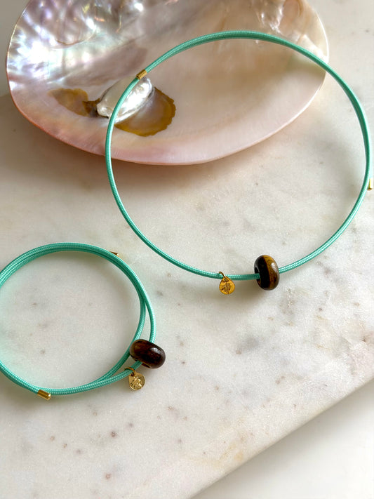 Tiger eye Magnetic Cord