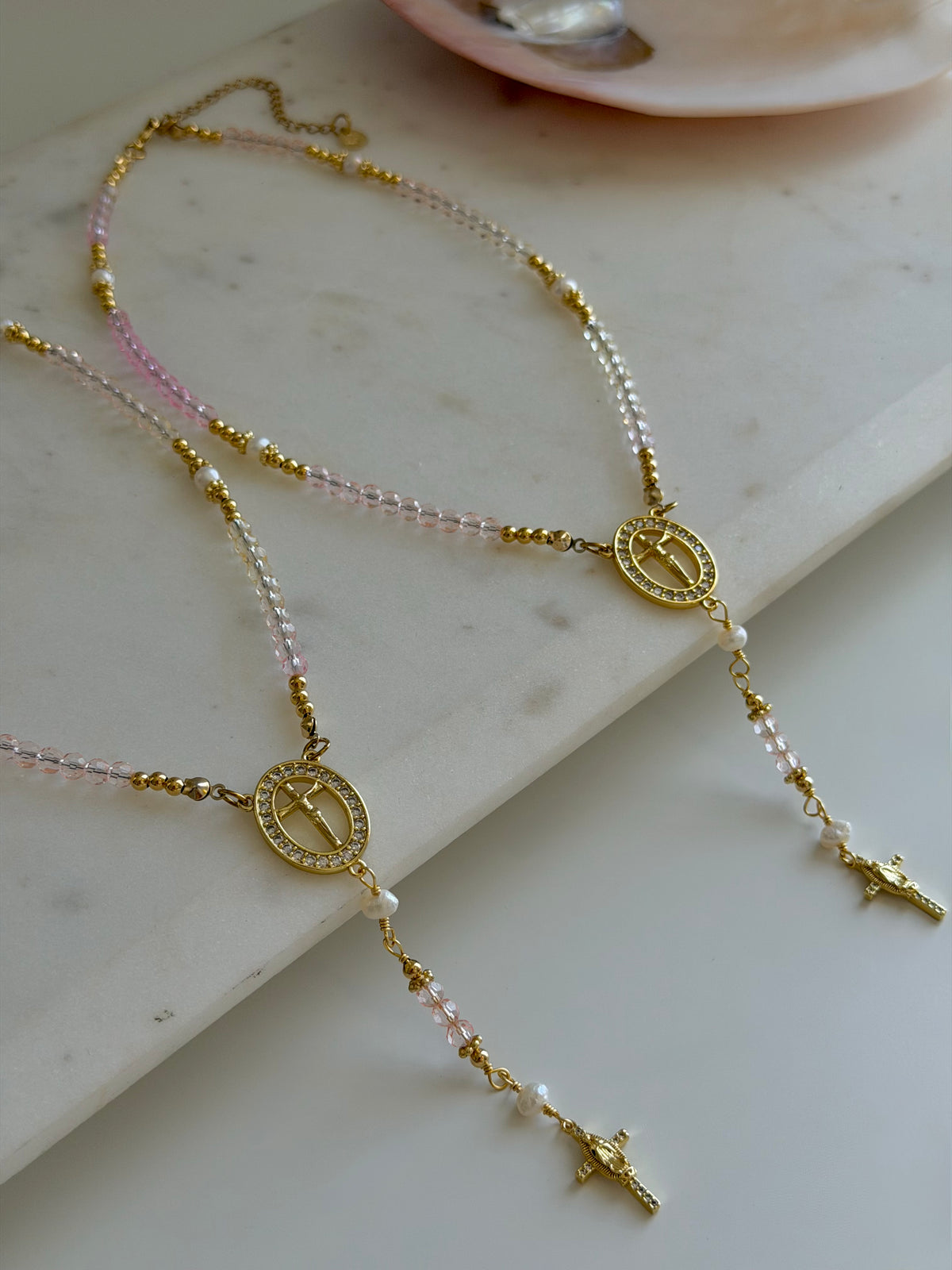 Magníficat Rosary Necklace