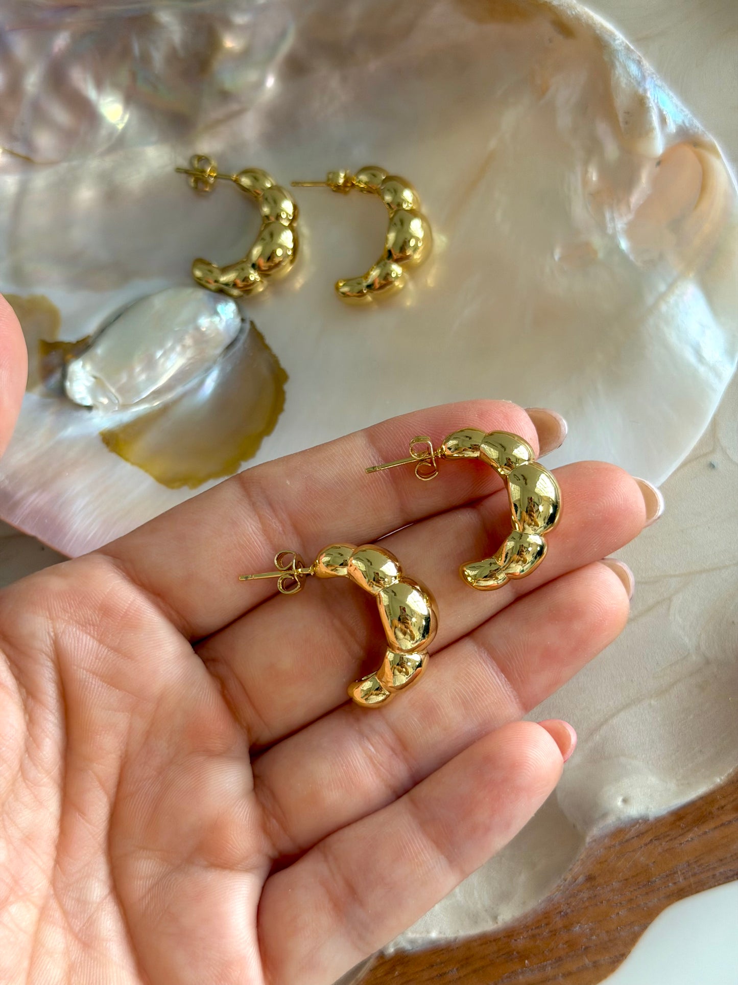 Croissant Earrings