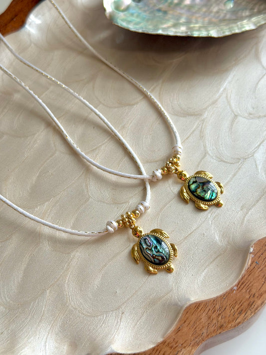 Abalone Turtle Necklace