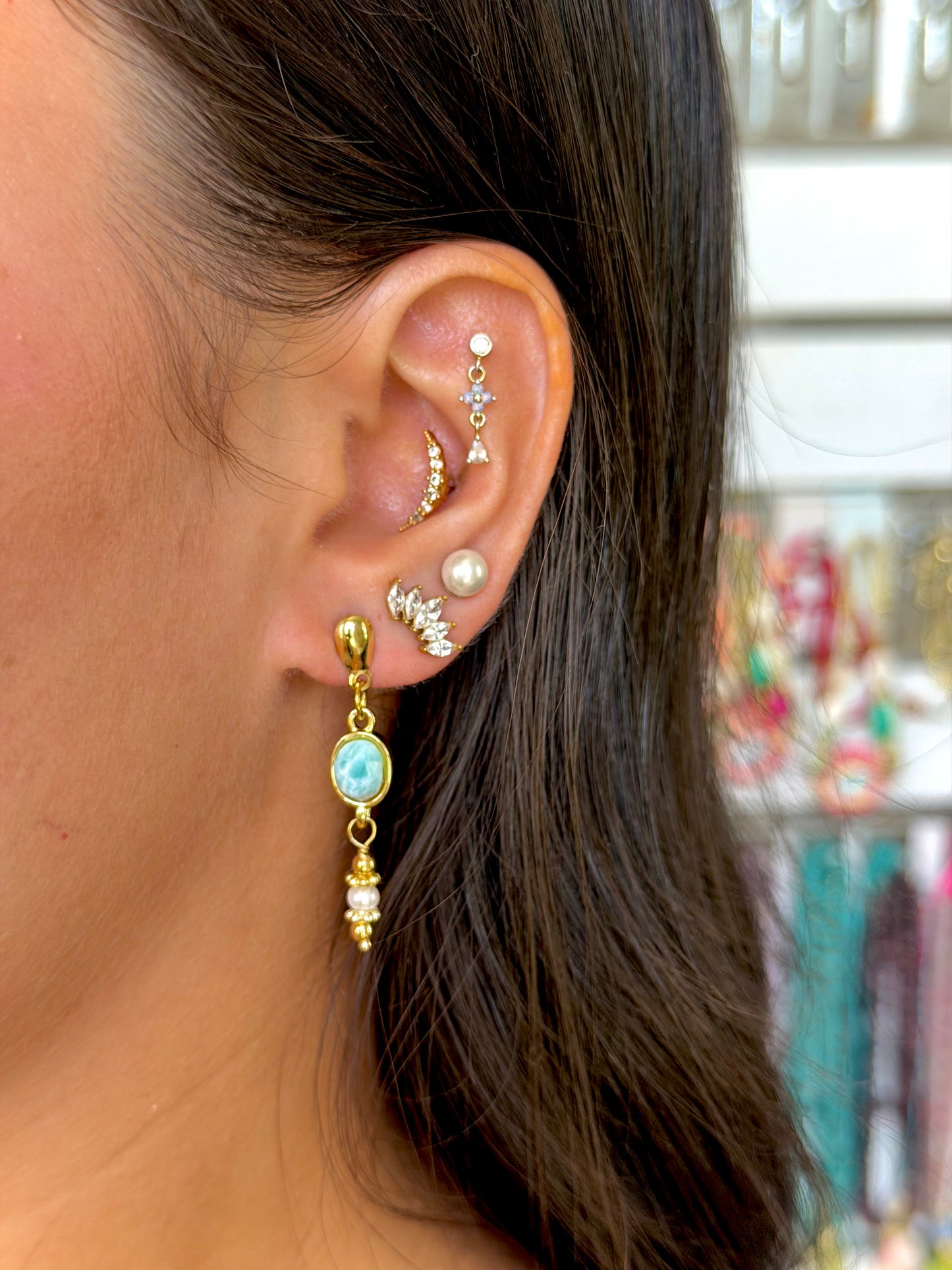 Perla del Mar Earrings