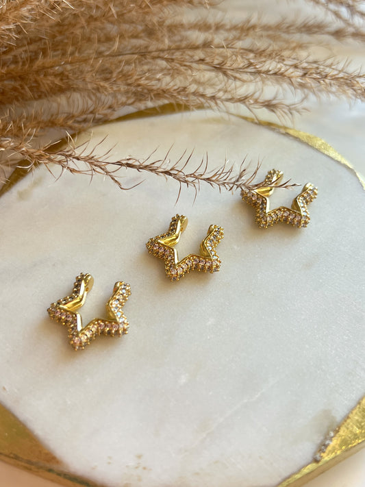 Golden Star Earcuffs