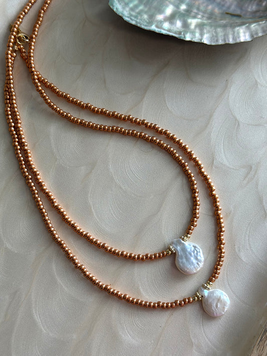 Perla Rosé Necklace