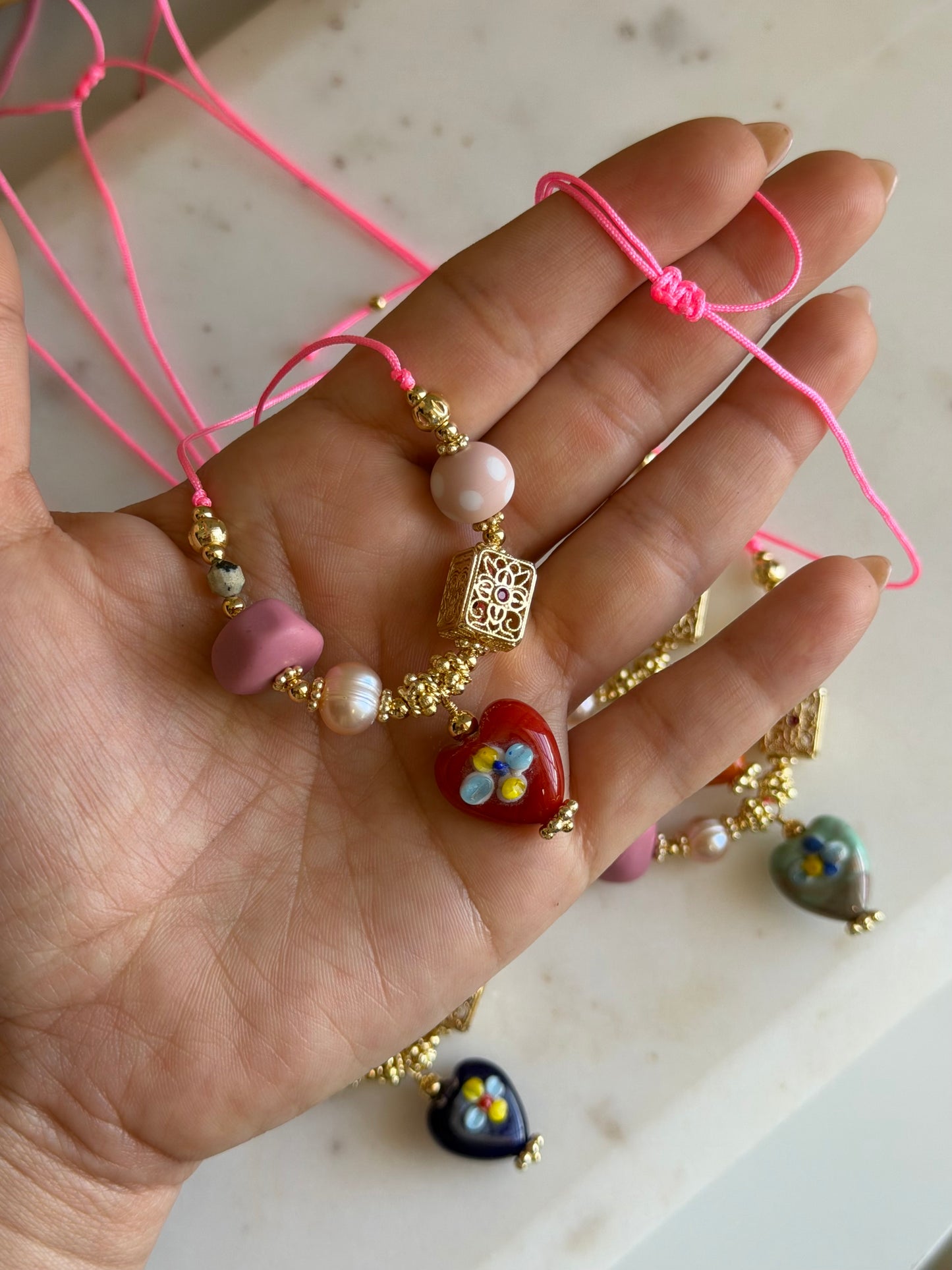 Shades of Pink Necklace