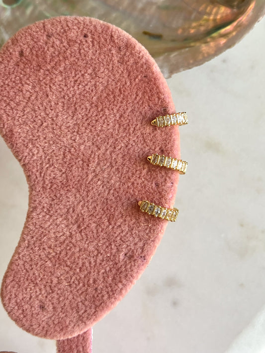 Arena dorada Earcuffs